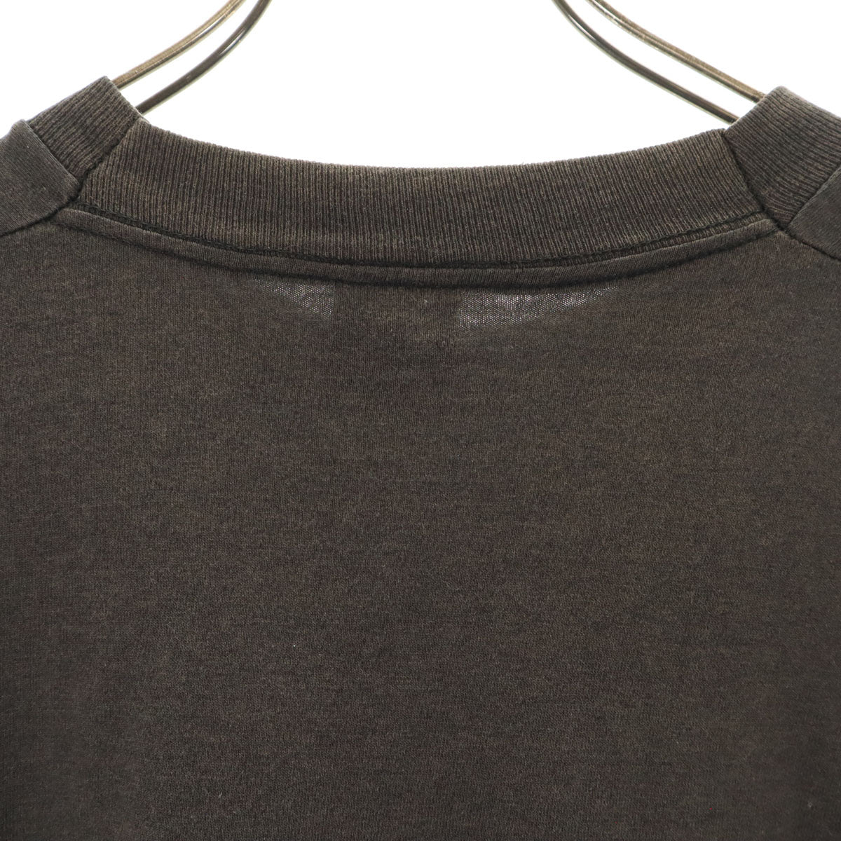 FRUIT OF THE LOOM BEST フルーツオブザルーム ベスト 90s オールド USA製 DELCO 半袖 Tシャツ XL チャコールブラック シングルステッチ ポケT 企業モノ メンズ