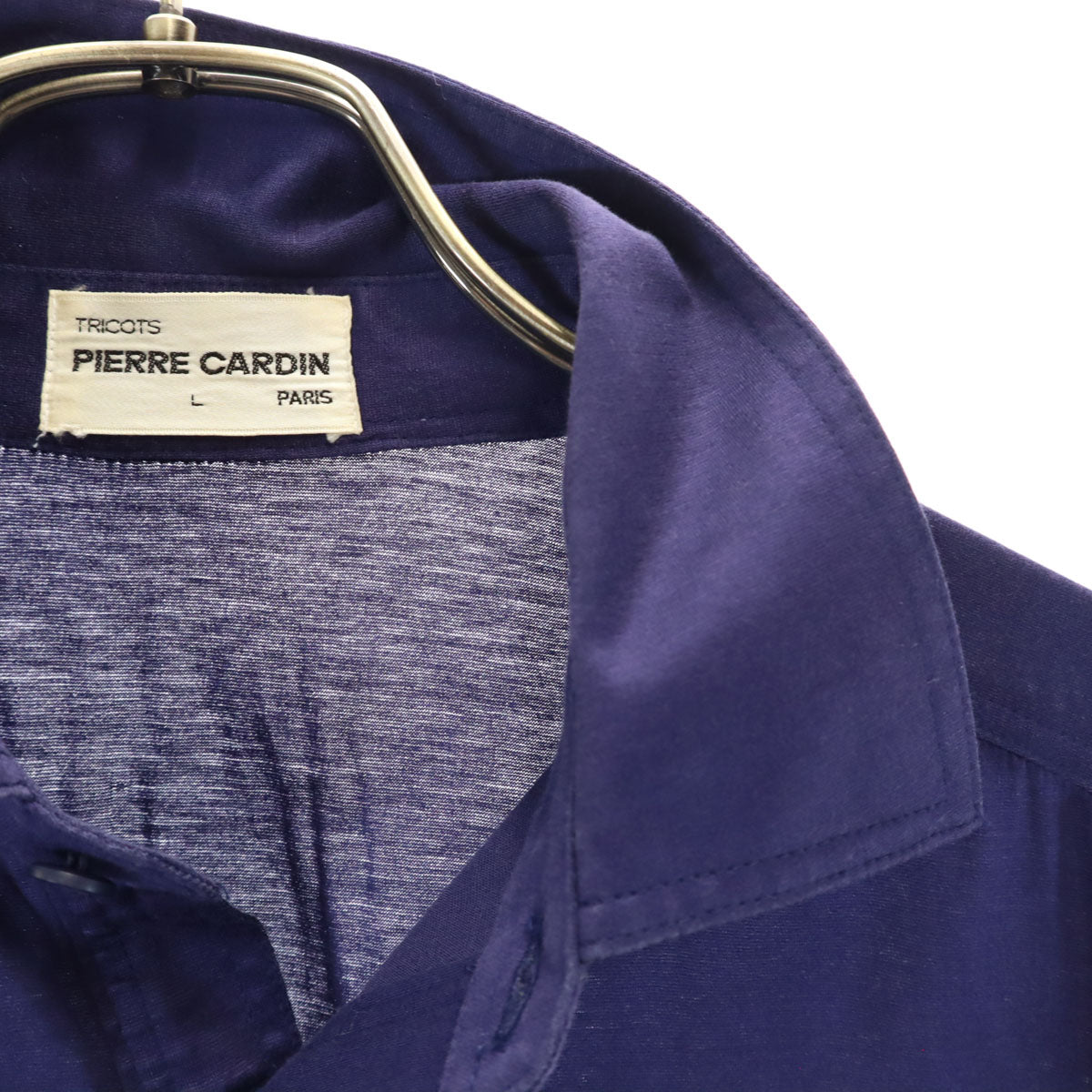 Pierre Cardin ピエールカルダン 90s オールド 半袖 ポロシャツ L ネイビー メンズ