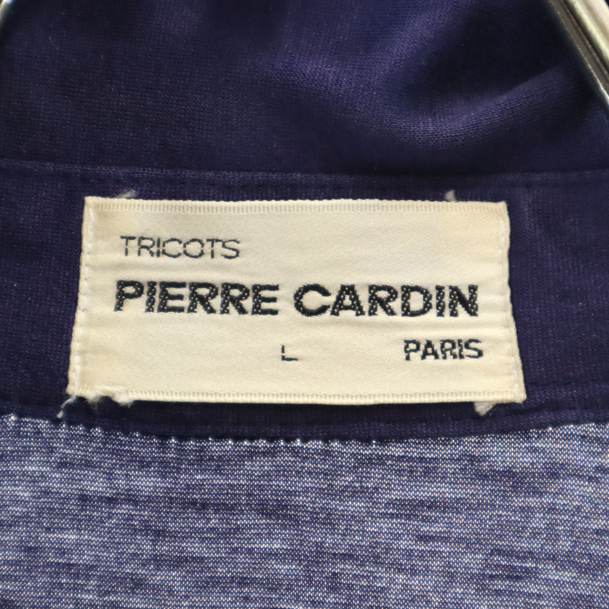 Pierre Cardin ピエールカルダン 90s オールド 半袖 ポロシャツ L ネイビー メンズ