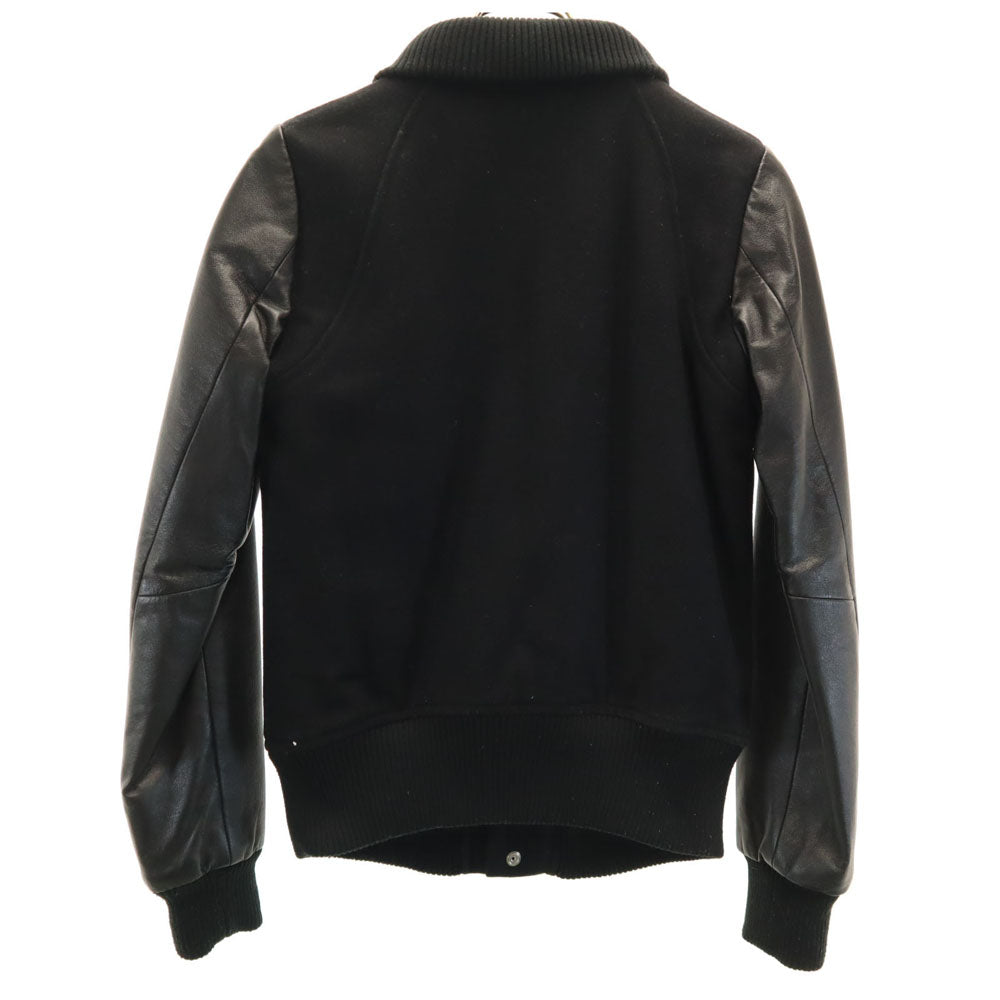 ジースターロゥ 袖切り替え ウールブレンド スタジャン S ブラック レディース