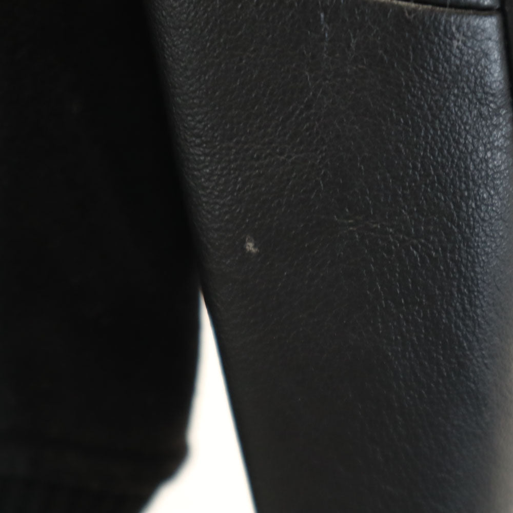 ジースターロゥ 袖切り替え ウールブレンド スタジャン S ブラック レディース