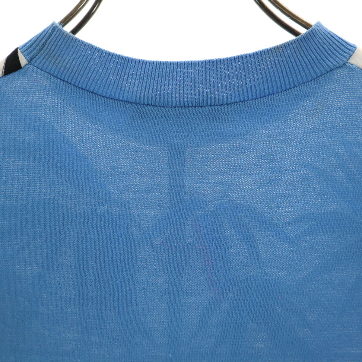 Emilio Pucci エミリオプッチ イタリア製 半袖 セーター XS ブルー系 レディース