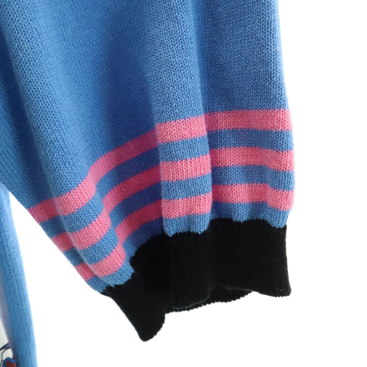 Emilio Pucci エミリオプッチ イタリア製 半袖 セーター XS ブルー系 レディース