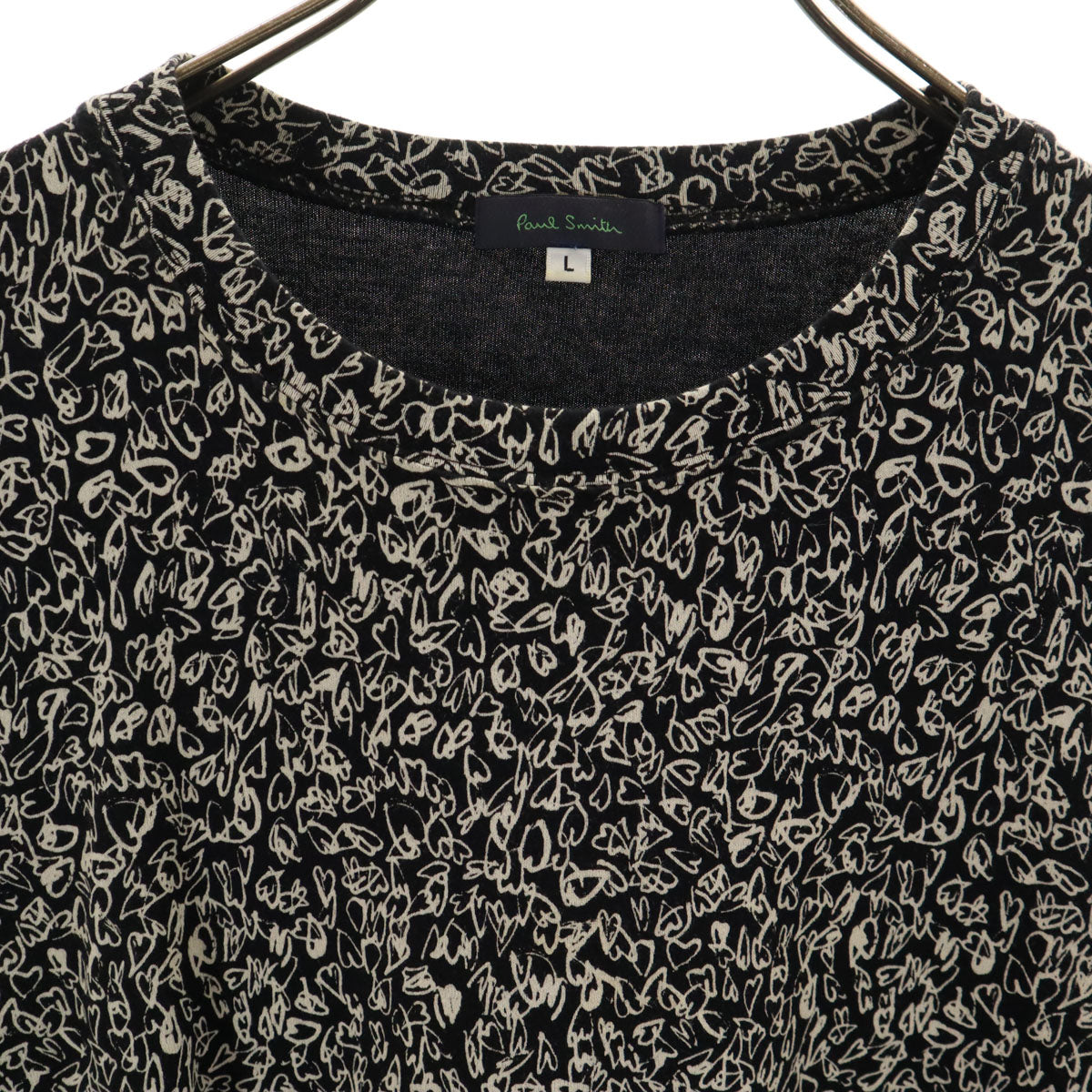 Paul Smith ポールスミス 日本製 半袖 Tシャツ L ブラック系 レディース