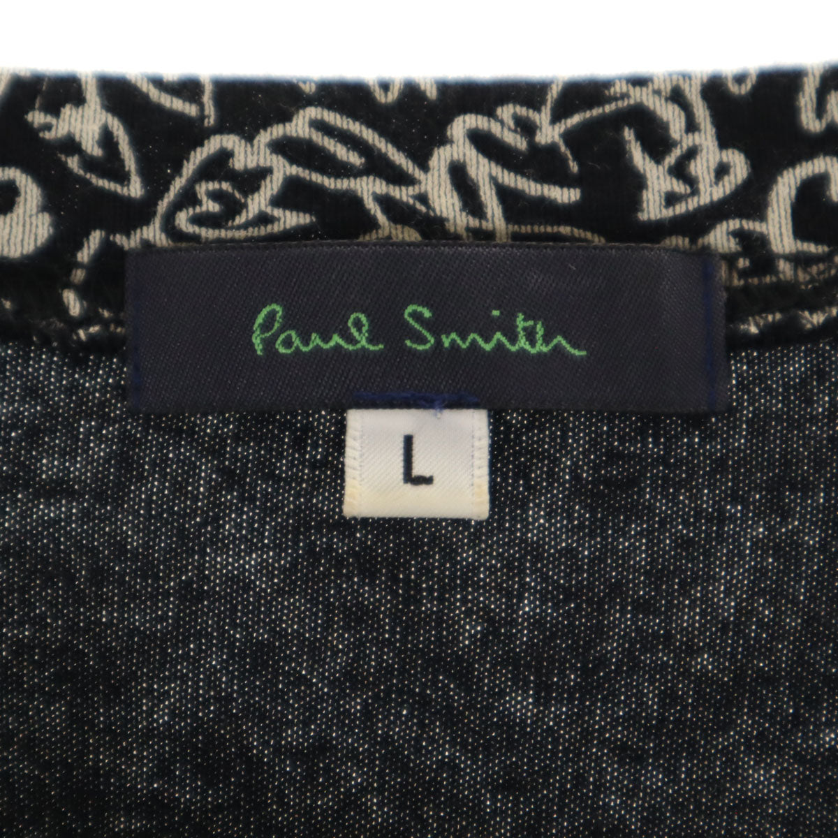 Paul Smith ポールスミス 日本製 半袖 Tシャツ L ブラック系 レディース