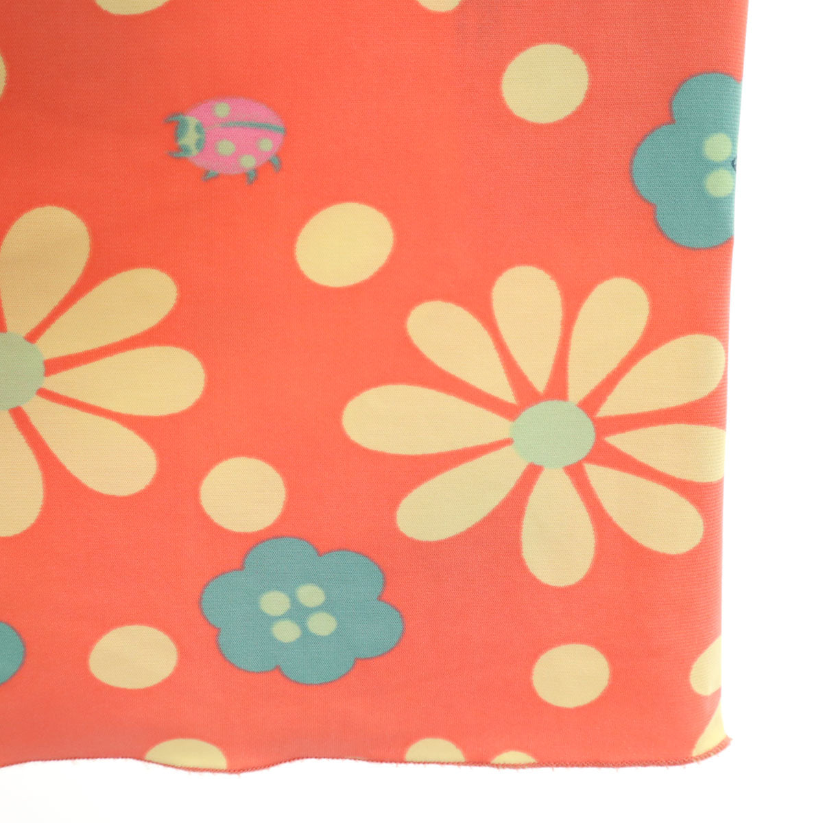 FENDI フェンディ イタリア製 フレンチスリーブ Vネック カットソー 42 オレンジ系 レディース