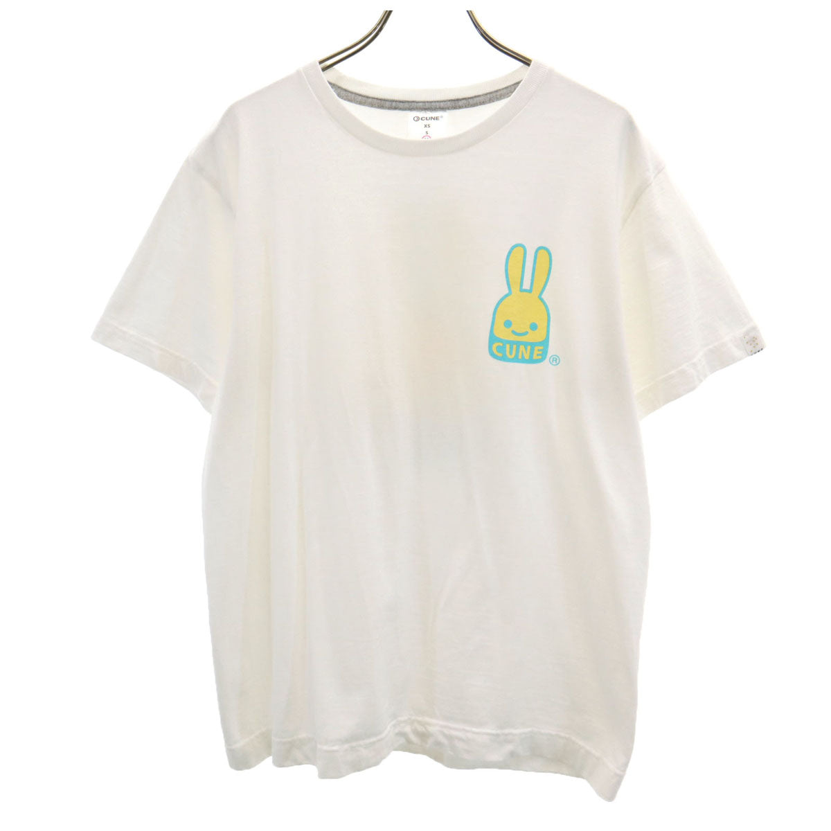 CUNE キューン バックプリント 半袖 Tシャツ M 白 メンズ