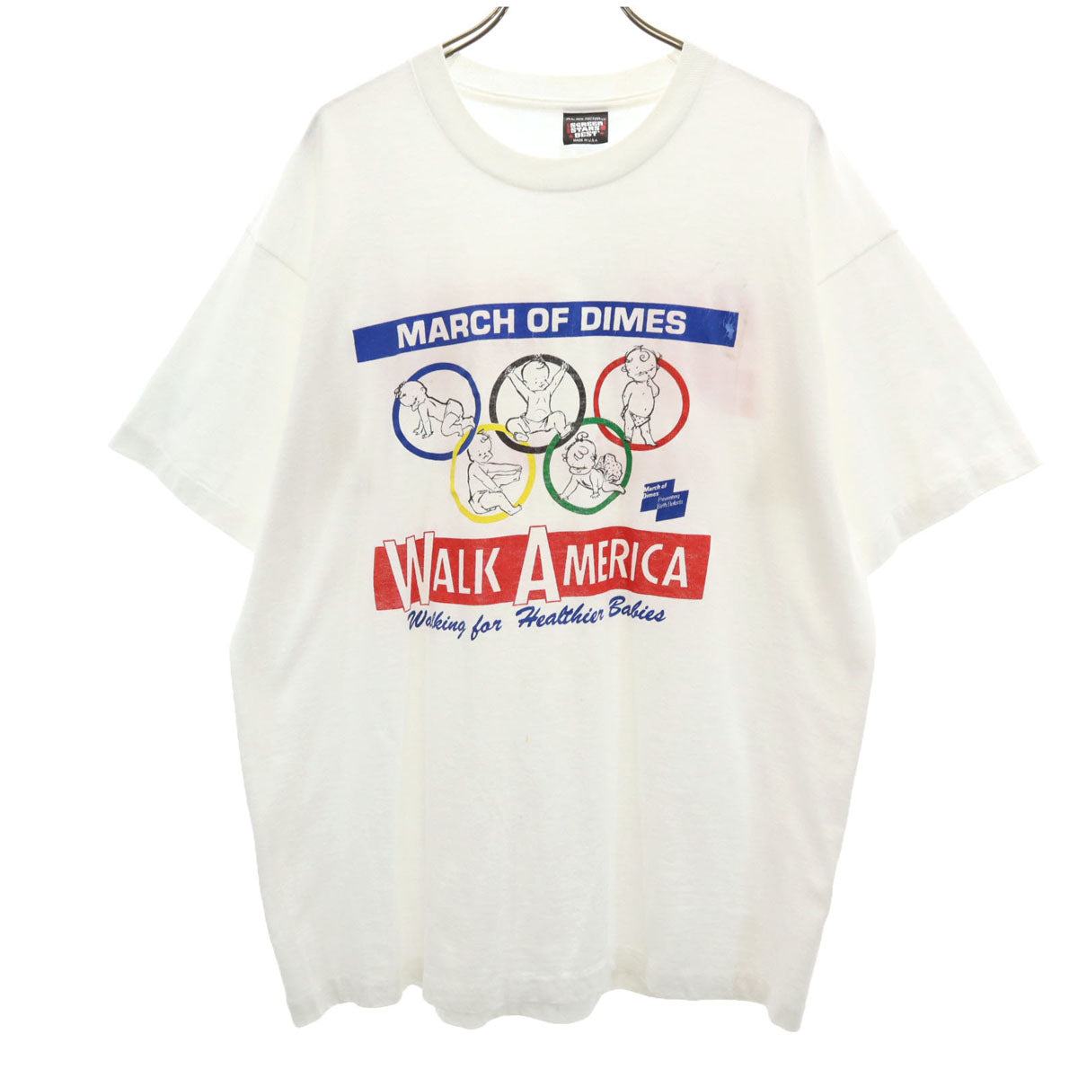 SCREEN STARS BEST スクリーンスターズベスト 90s USA製 オールド 半袖 Tシャツ XL 白 シングルステッチ メンズ