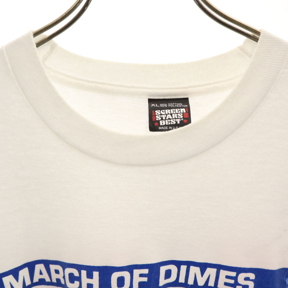 SCREEN STARS BEST スクリーンスターズベスト 90s USA製 オールド 半袖 Tシャツ XL 白 シングルステッチ メンズ