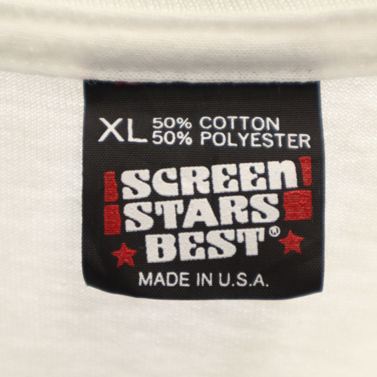 SCREEN STARS BEST スクリーンスターズベスト 90s USA製 オールド 半袖 Tシャツ XL 白 シングルステッチ メンズ