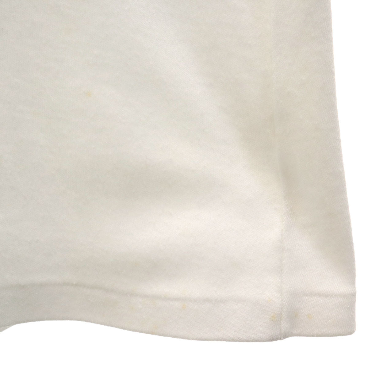 80s 90s オールド 5分袖 Tシャツ 白 虹 レインボー メンズ