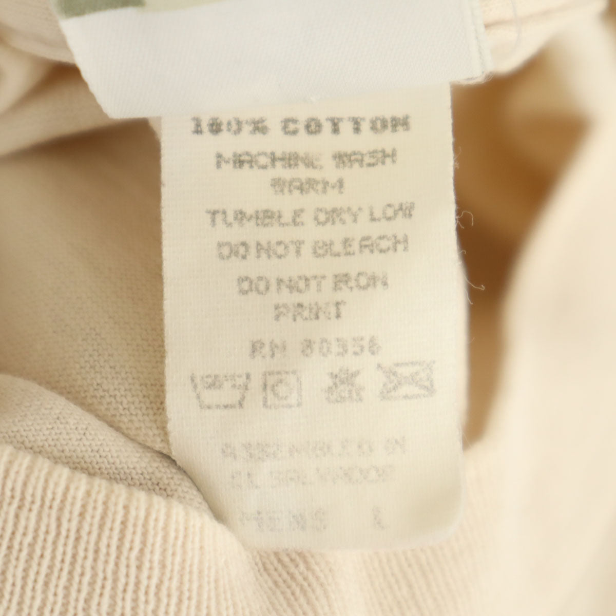 GOTCHA ガッチャ 90s オールド 花柄 プリント 半袖 Tシャツ L アイボリー メンズ