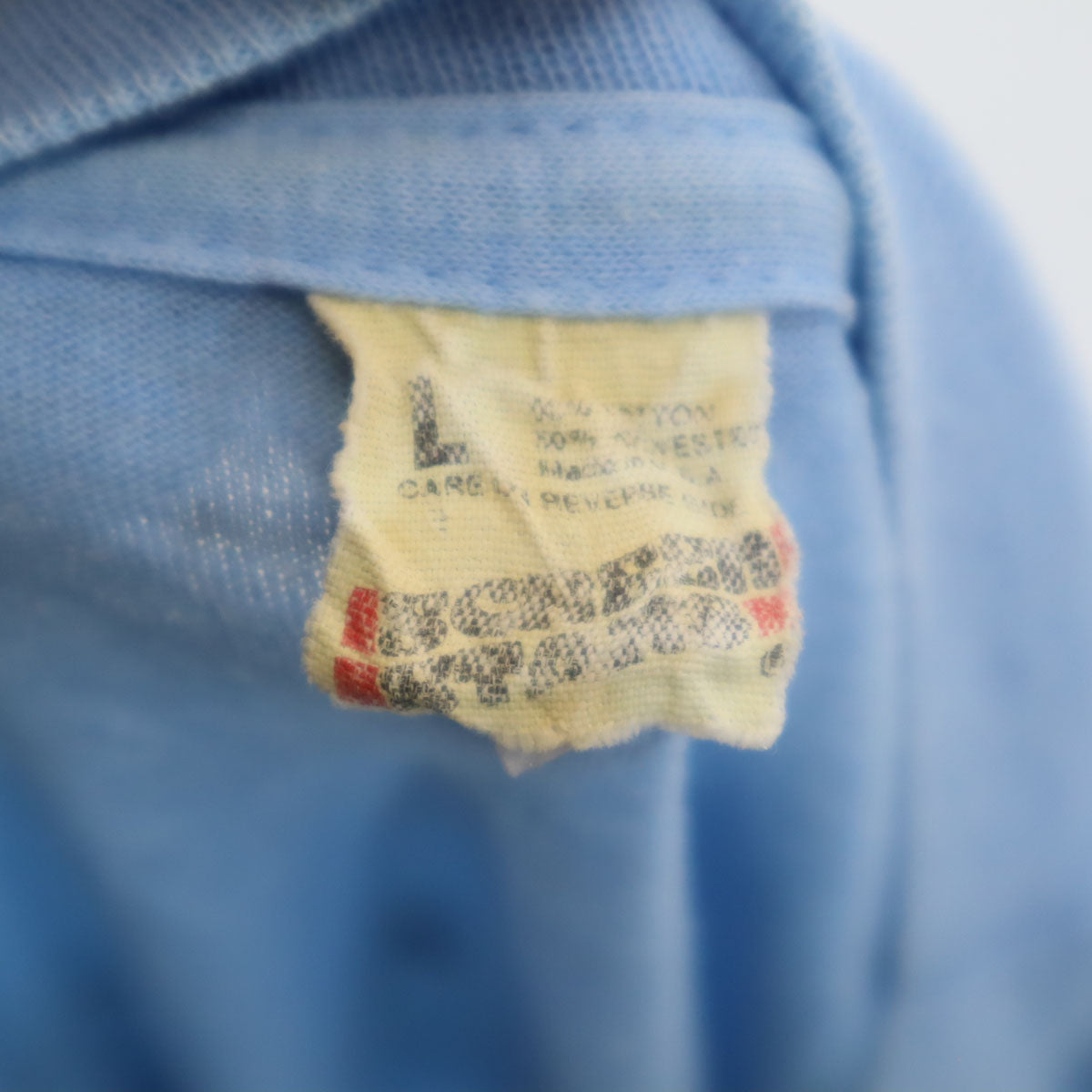 SCREEN STARS スクリーンスターズ 80s 90s USA製 オールド 半袖 Tシャツ L ブルー シングルステッチ メンズ