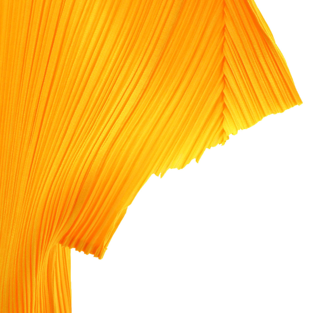 PLEATS PLEASE プリーツプリーズ 半袖 プリーツ カットソー 3 オレンジ レディース