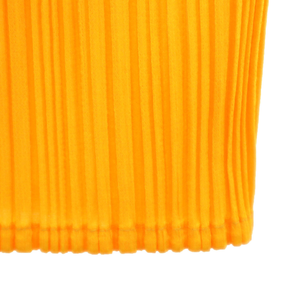 PLEATS PLEASE プリーツプリーズ 半袖 プリーツ カットソー 3 オレンジ レディース