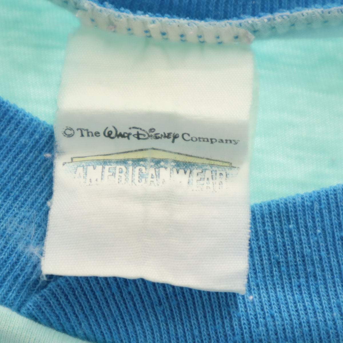 AMERICAN WEAR アメリカンウェア ミニーマウス 半袖 Tシャツ ミント系 Disney ディズニー キャラクター シングルステッチ メンズ