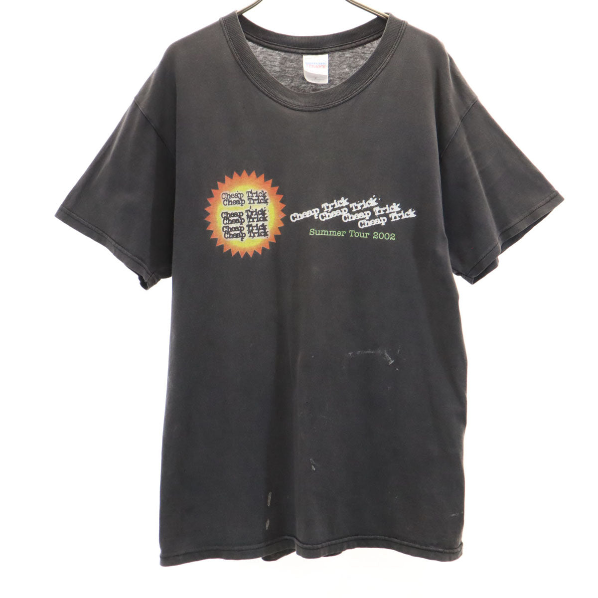 GILDAN ギルダン チープ・トリック 半袖 Tシャツ M チャコールグレー ロックバンド cheap trick メンズ