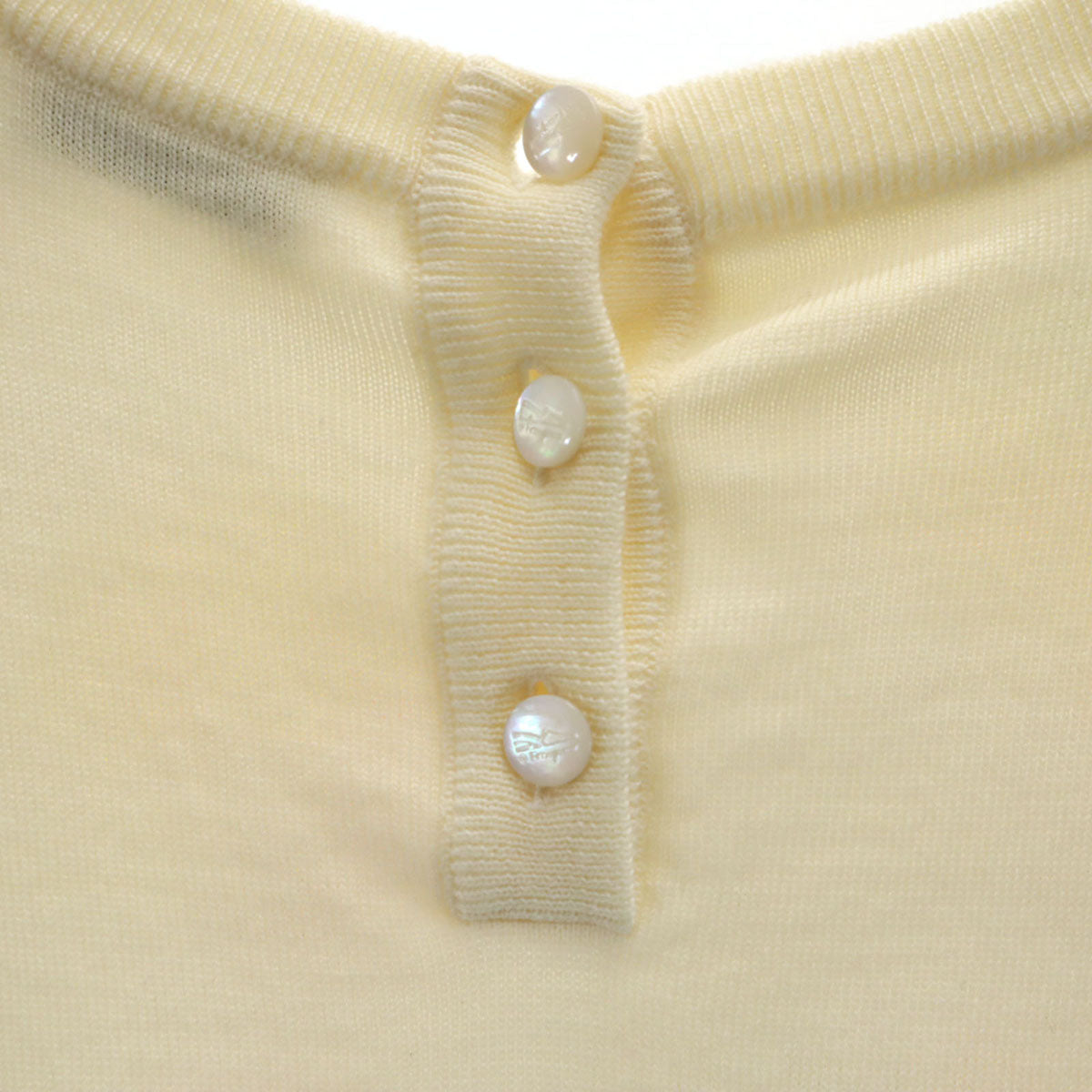 Salvatore Ferragamo サルヴァトーレフェラガモ 90s イタリア製 オールド 花柄切替 半袖 ニット M 生成り レディース