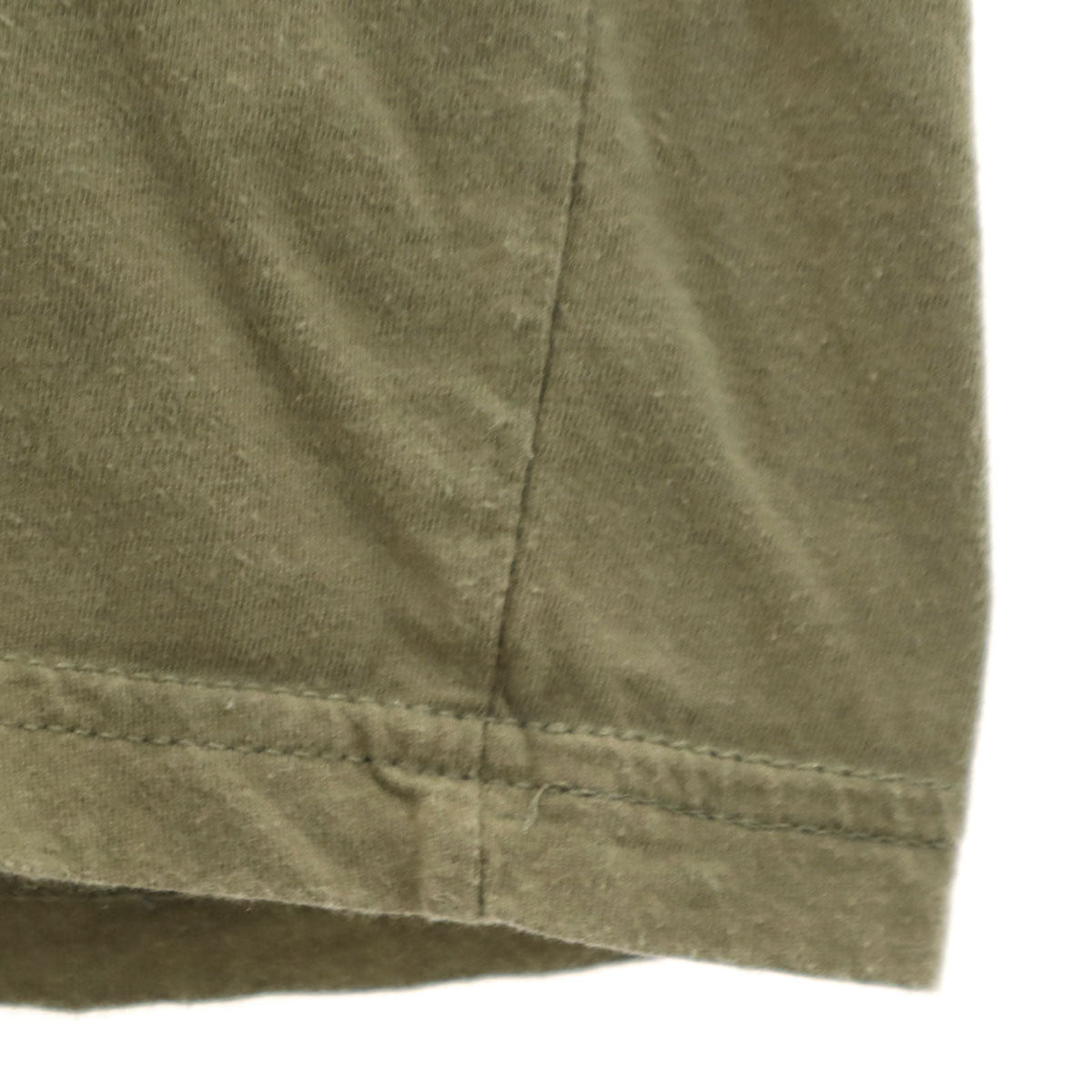 POLeR ポーラー バックプリント 半袖 Tシャツ L オリーブ メンズ