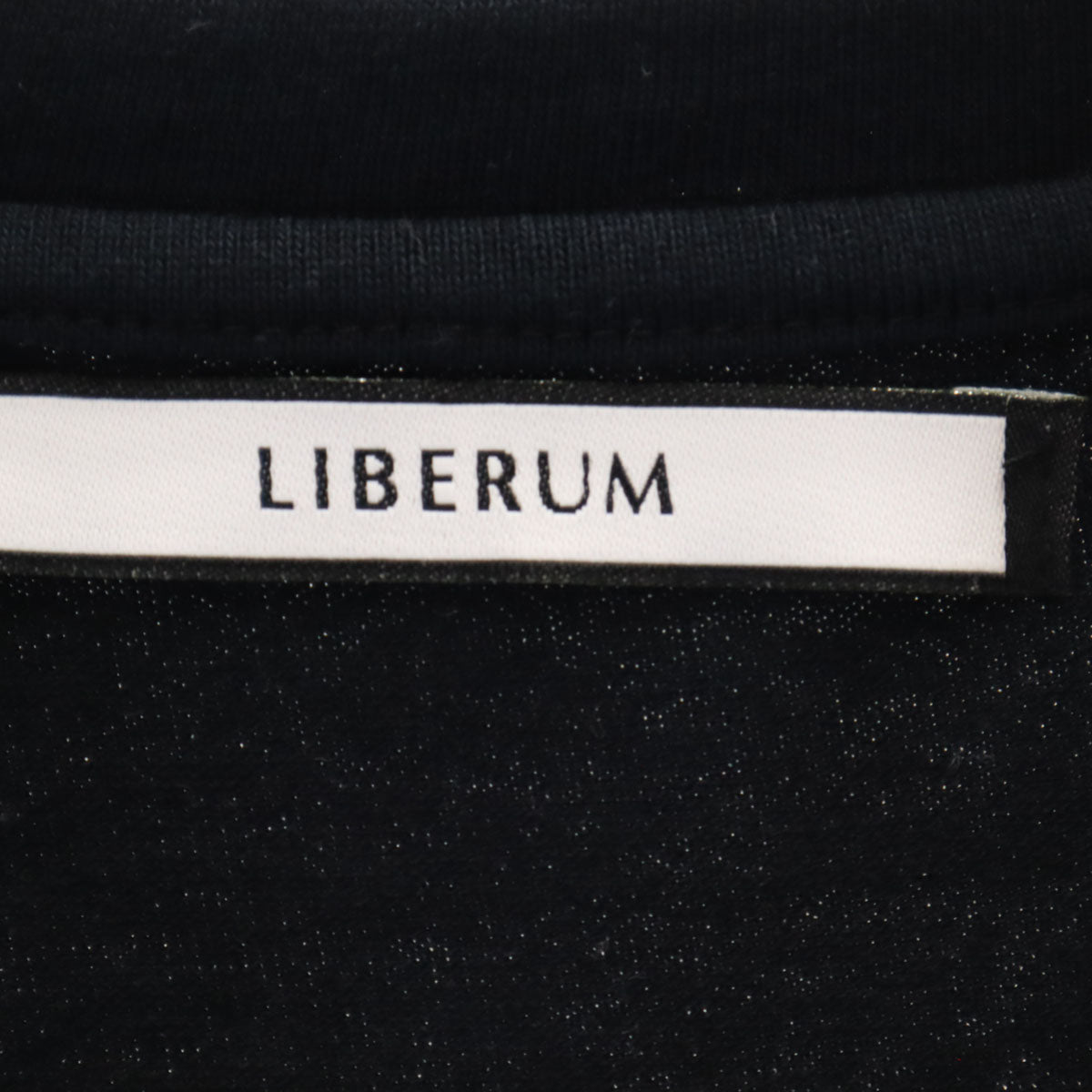 LIBERUM リベルム 半袖 Tシャツ 1 ブラック メンズ