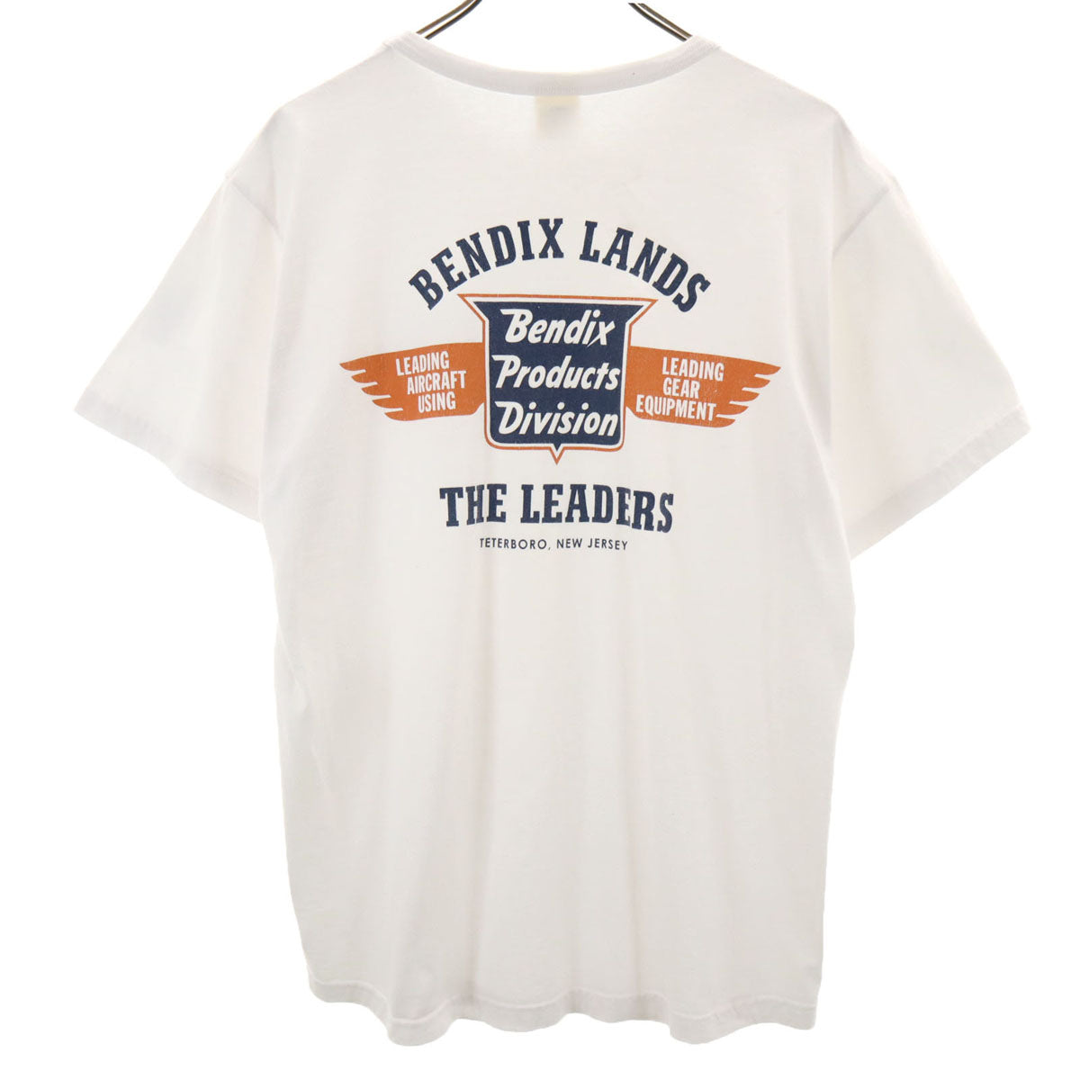 Buzz Rickson's バズリクソンズ USA製 半袖 Tシャツ XL ホワイト系 バックプリント メンズ