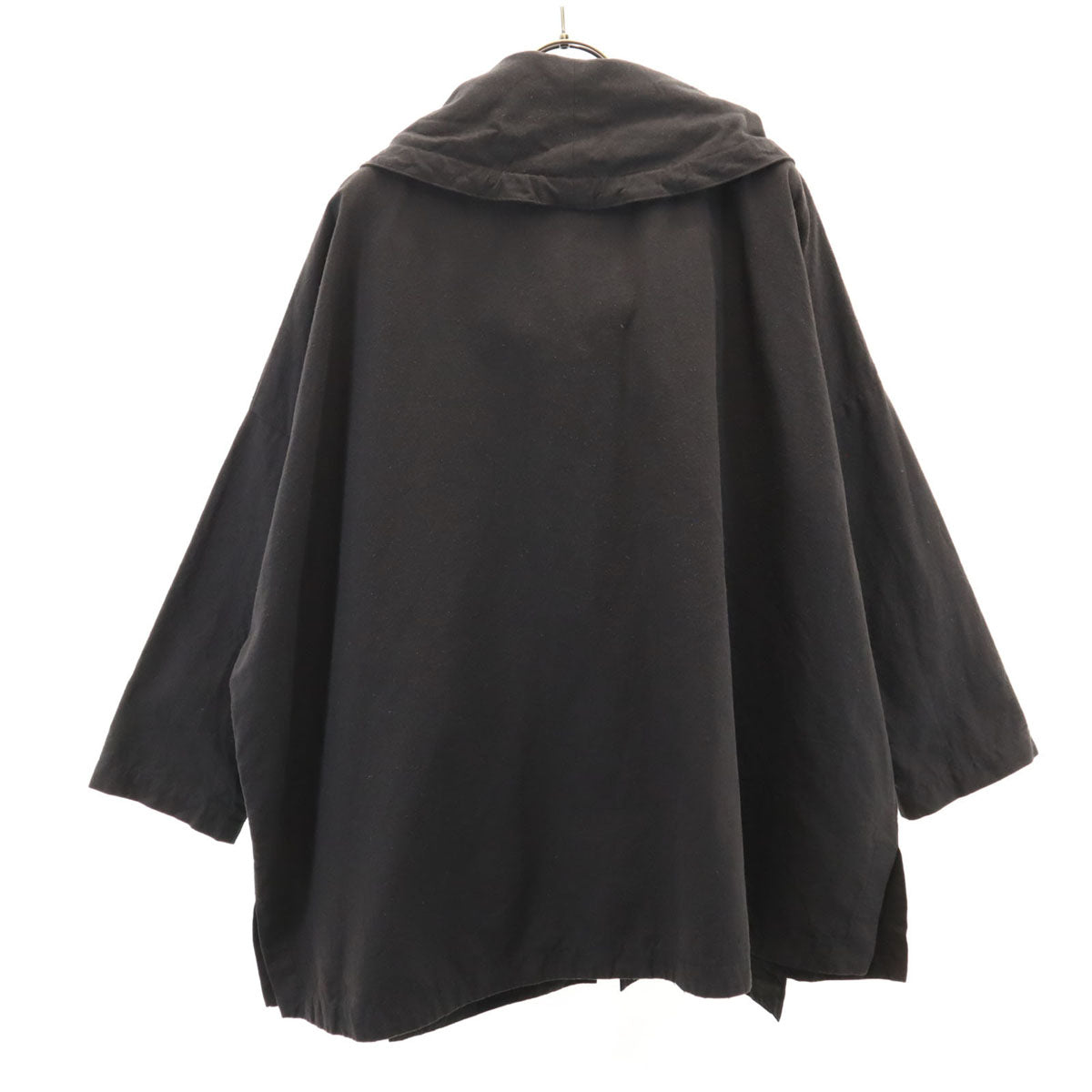 BASISBROEK バージスブルック ベルギー製 リネンブレンド 長袖 プルオーバー ウェア 2 チャコールブラウン ユニセックス メンズ