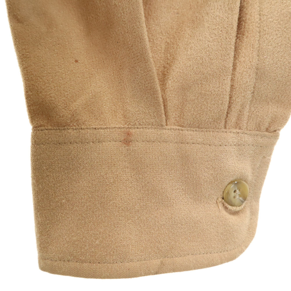 Christian Dior クリスチャンディオール 80s 長袖 プルオーバー シャツ ベージュ メンズ