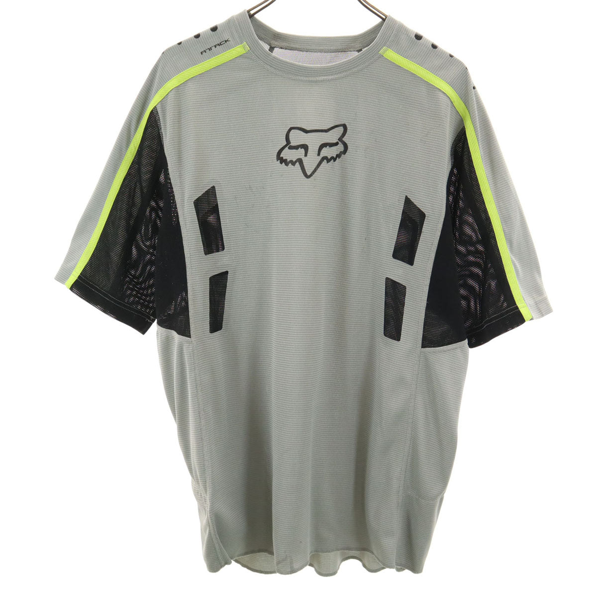 FOX フォックス 半袖 メッシュ シャツ L グレー系 メンズ