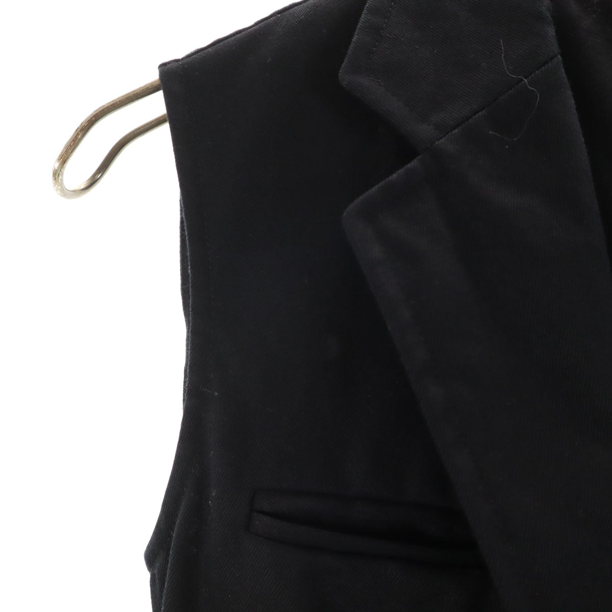 CELINE セリーヌ フランス製 半袖 ロング ベスト 36 ブラック レディース