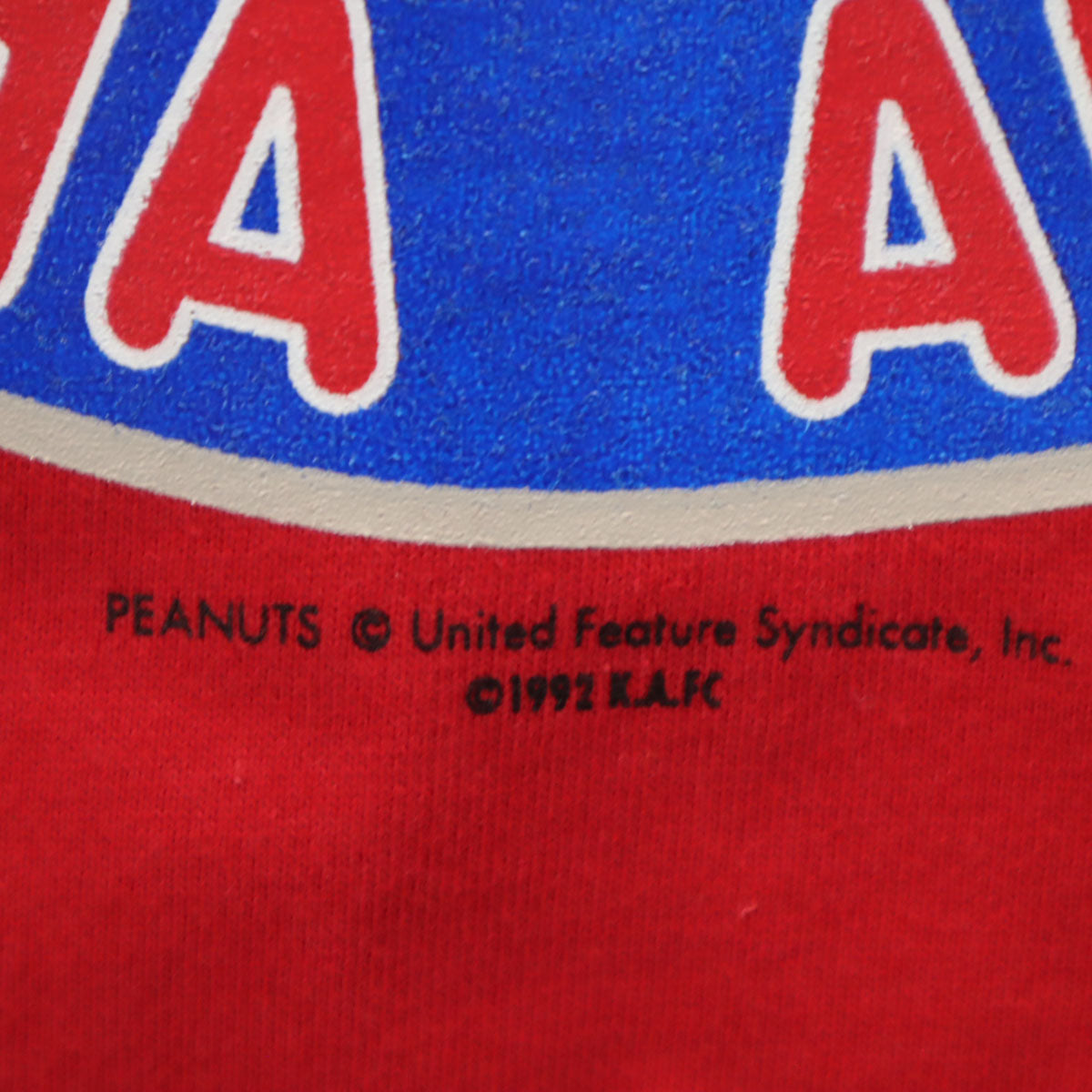 J.LEAGUE ジェイリーグ 半袖 Tシャツ S レッド PEANUTS メンズ