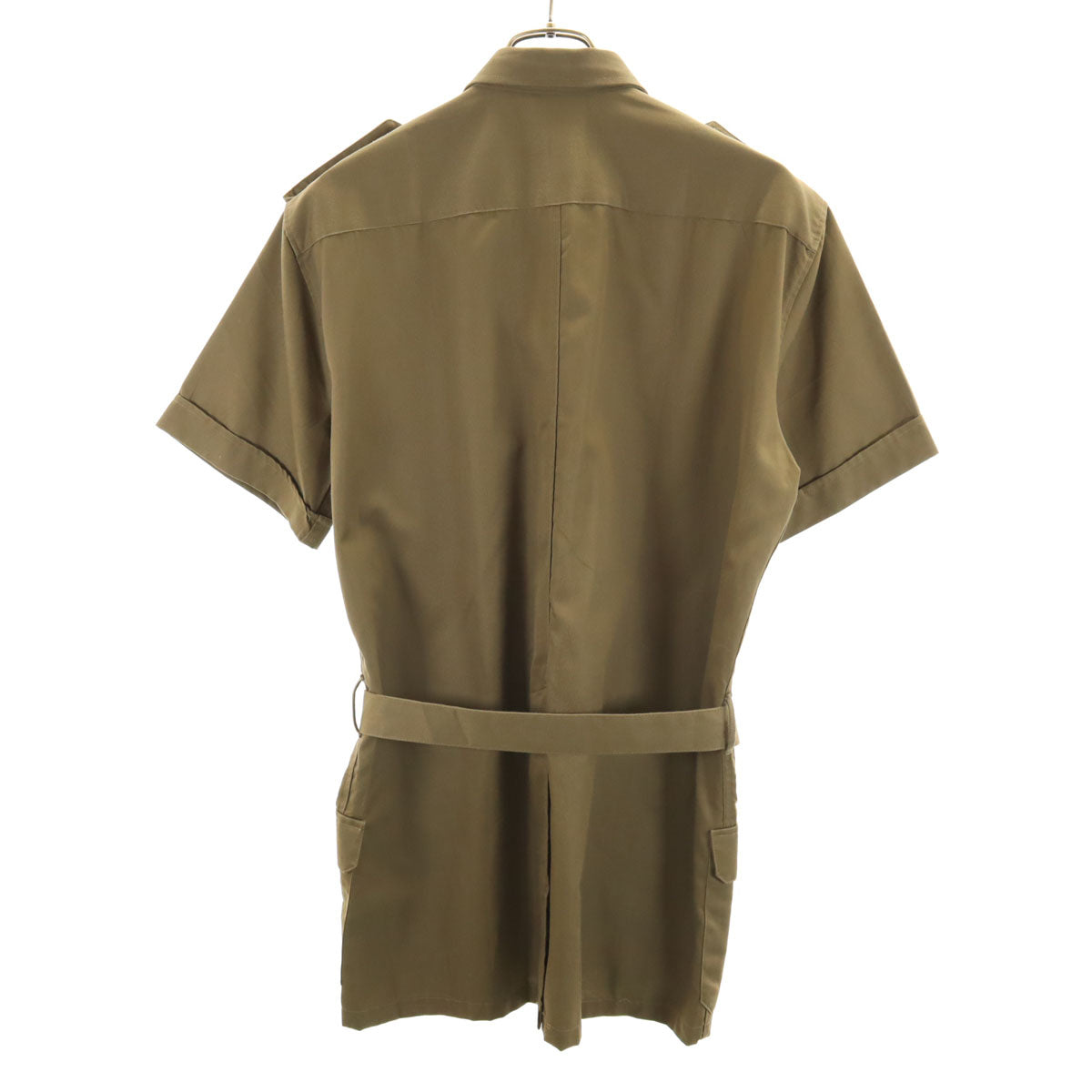 EI. イタリア製 半袖 ミリタリージャケット L カーキ メンズ