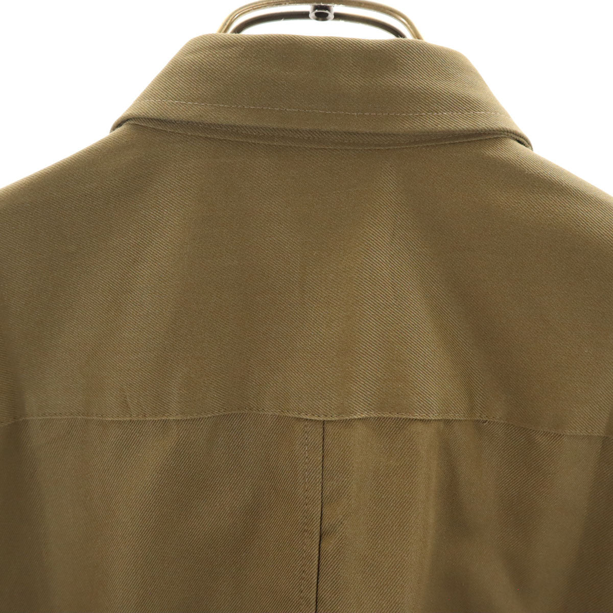 EI. イタリア製 半袖 ミリタリージャケット L カーキ メンズ