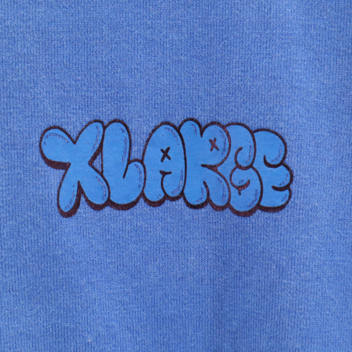 XLARGE エクストララージ バックプリント 半袖 Tシャツ XL ブルー メンズ