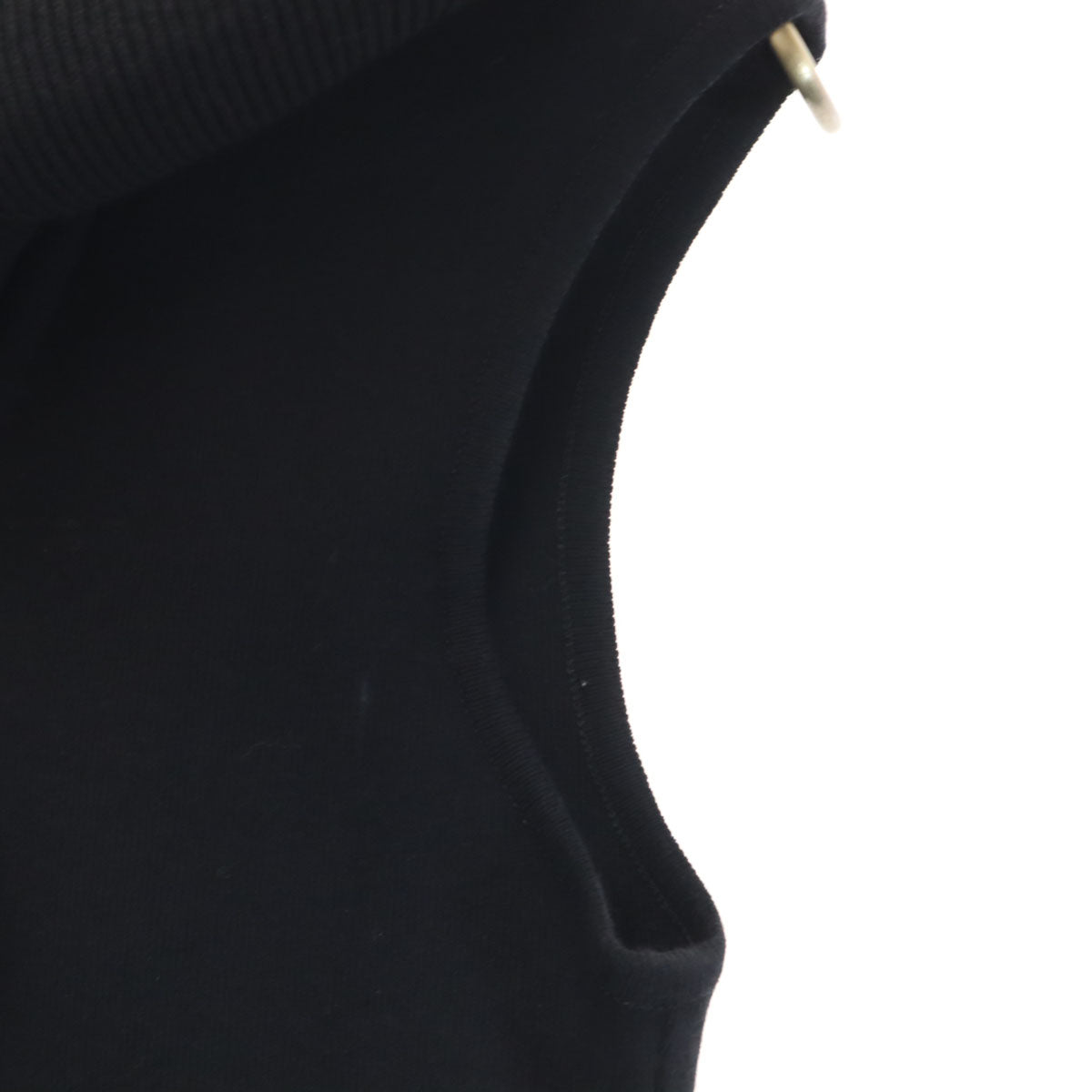 FOXEY フォクシー 28689-KSTFF125NM-2 ノースリーブ Vネック カットソー 38 ブラック レディース