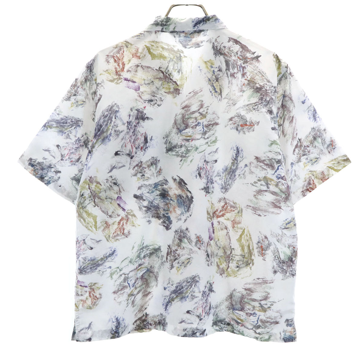 THE NORTH FACE ザノースフェイス 総柄 半袖 シャツ WM ホワイト アウトドア NR22204 レディース