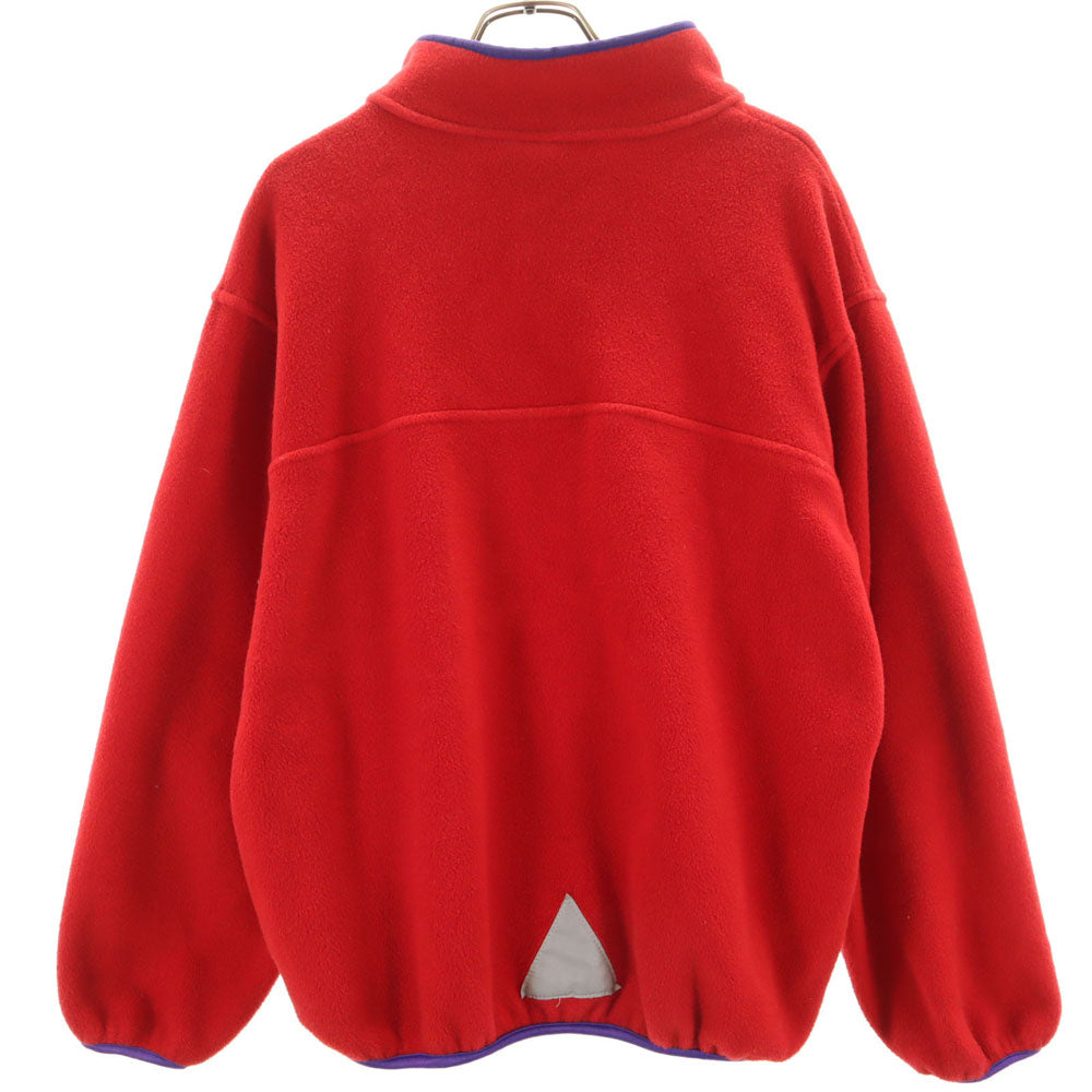 エルエルビーン 80s USA製 ヴィンテージ フリースジャケット XL レッド L.L.Bean プルオーバー アウトドア キッズ