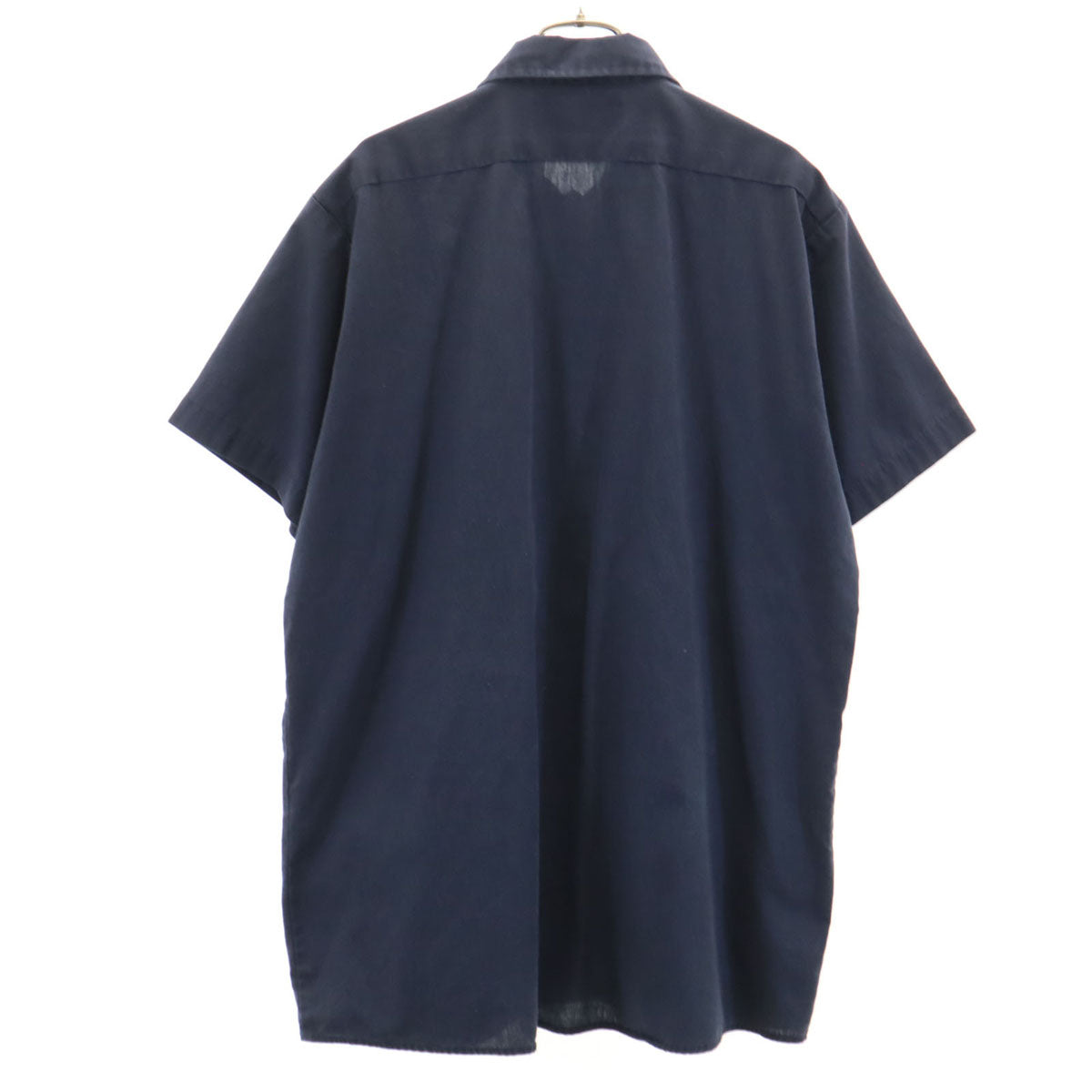 Dickies ディッキーズ 半袖 ワークシャツ L ネイビー 企業モノ メンズ