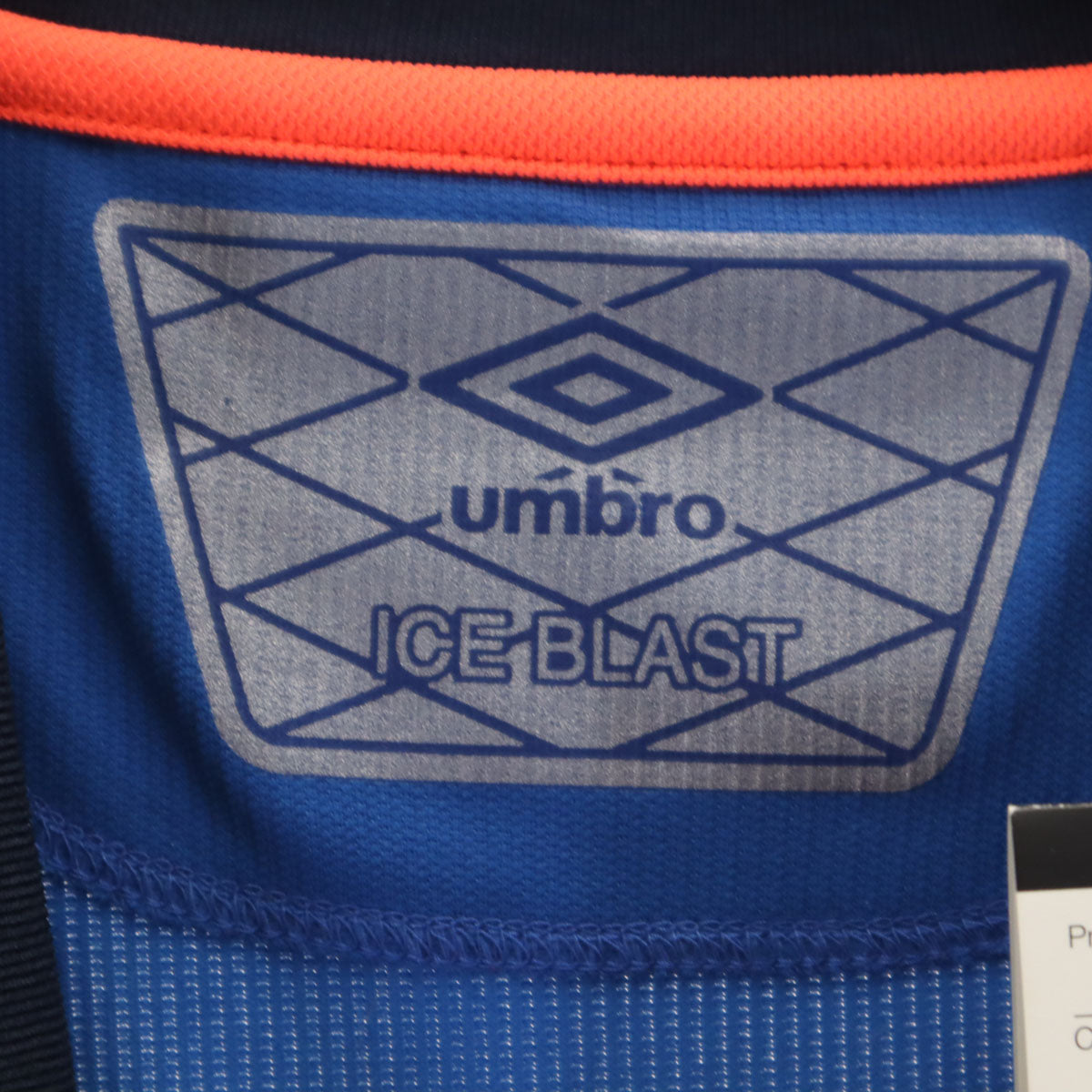 未使用 umbro アンブロ トレーニング 半袖 パファーマンス ウェア L ブルー メンズ