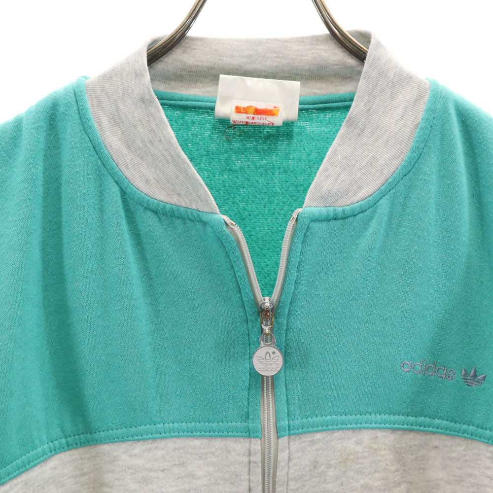 adidas アディダス 80s ヴィンテージ スウェット ジップジャケット M グレー 他 メンズ