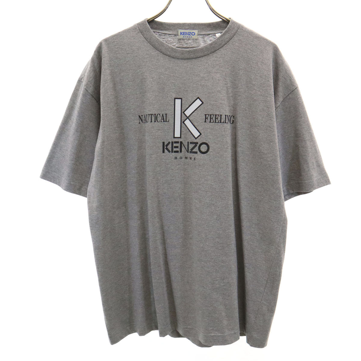 KENZO HOMME ケンゾーオム 90s 日本製 オールド 半袖 Tシャツ M グレー メンズ