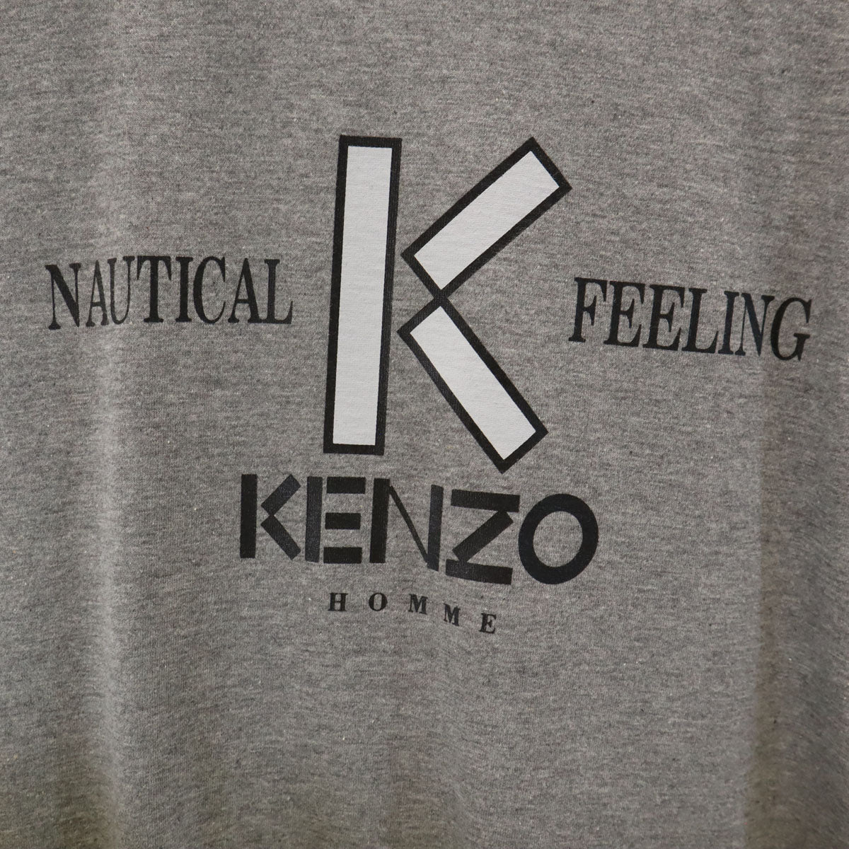 KENZO HOMME ケンゾーオム 90s 日本製 オールド 半袖 Tシャツ M グレー メンズ