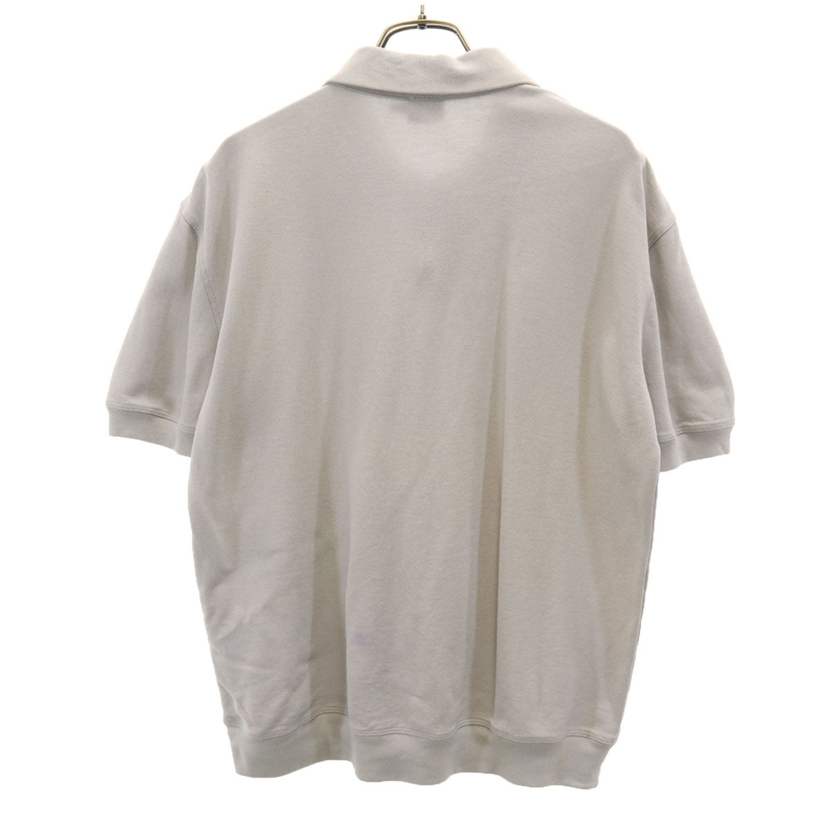 ARMANI COLLEZIONI アルマーニコレッツォーニ イタリア製 半袖 ポロシャツ L グレー レディース