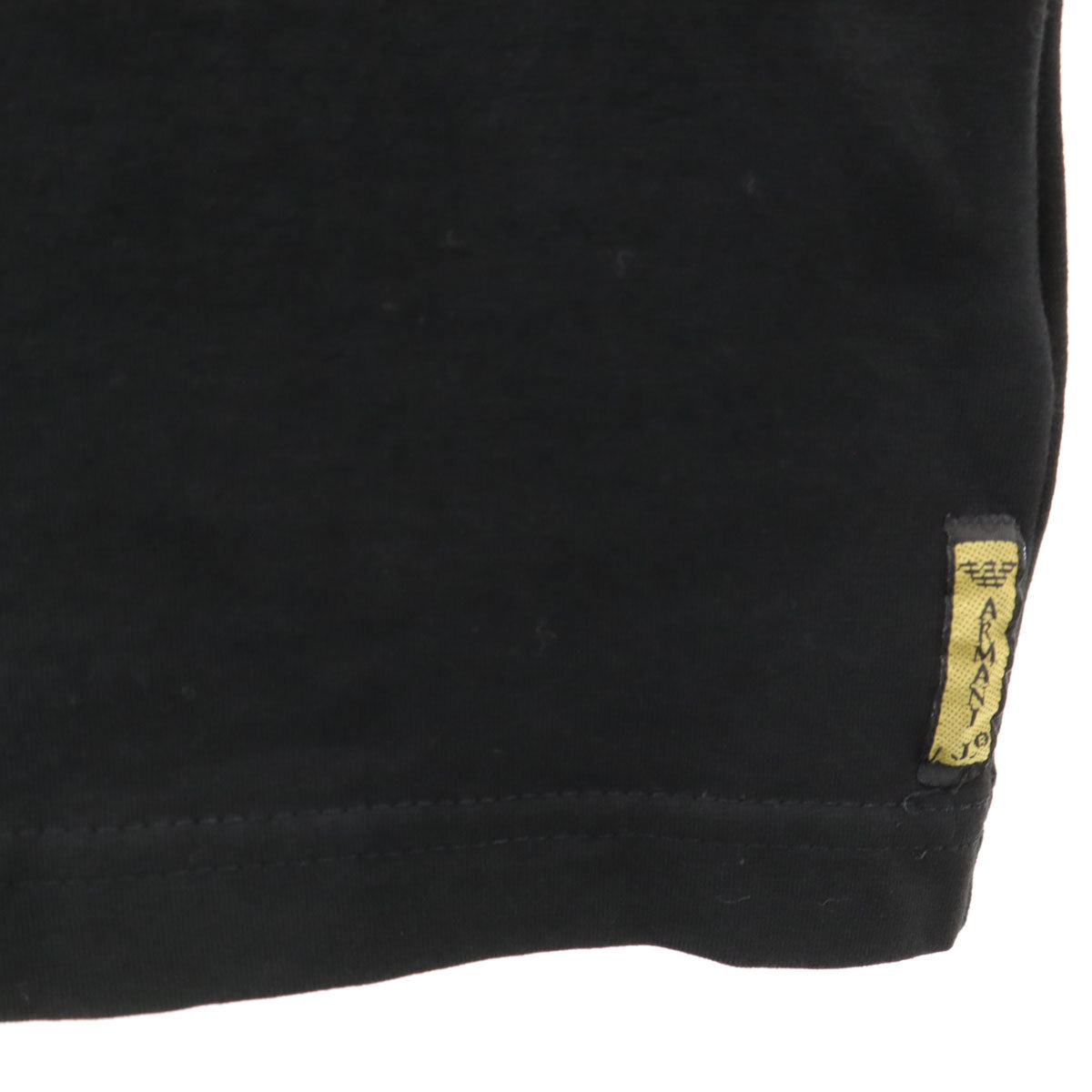 ARMANI JEANS アルマーニジーンズ 半袖 Vネック Tシャツ M ブラック レディース
