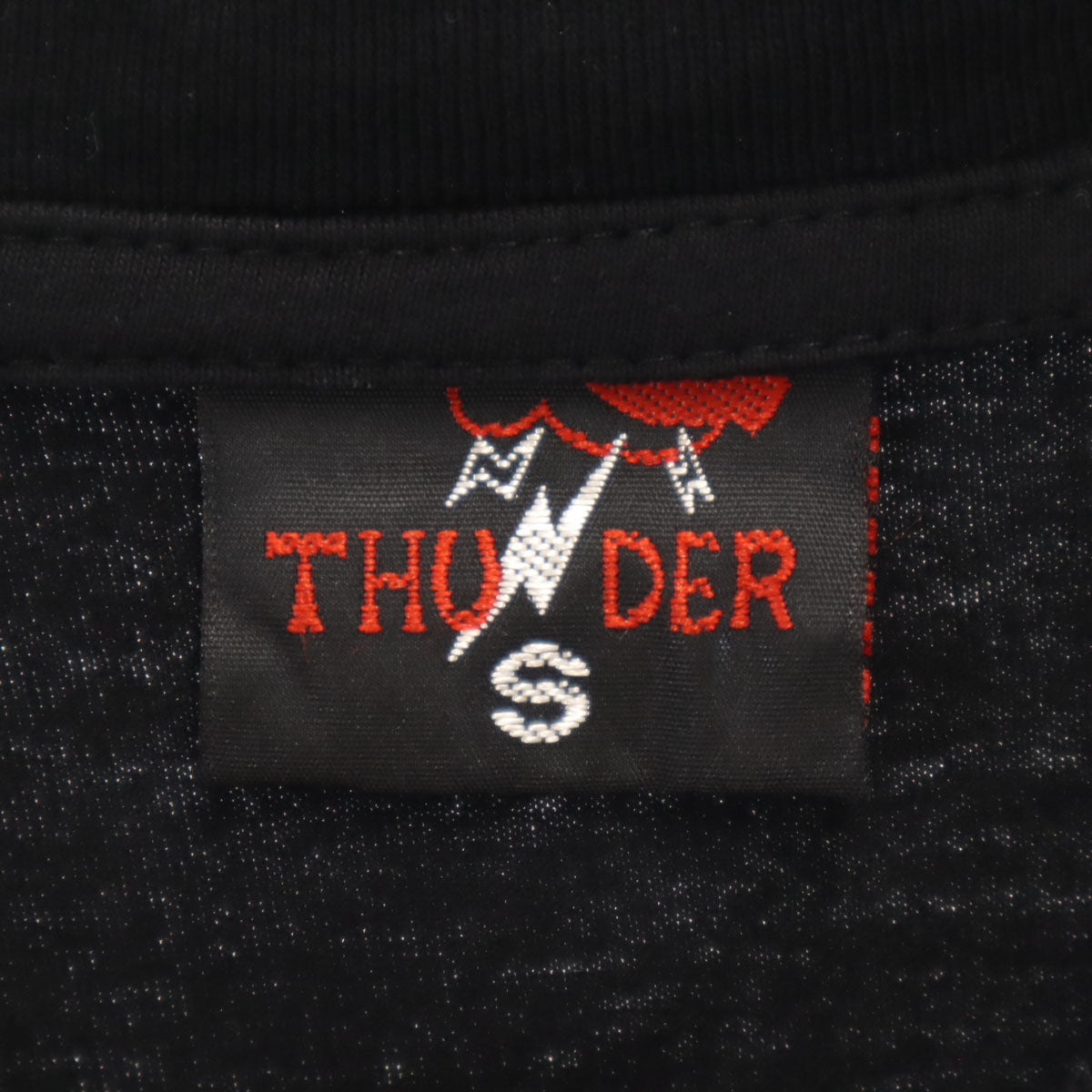 THUNDER サンダー チェゲバラ プリント 半袖 Tシャツ S ブラック メンズ