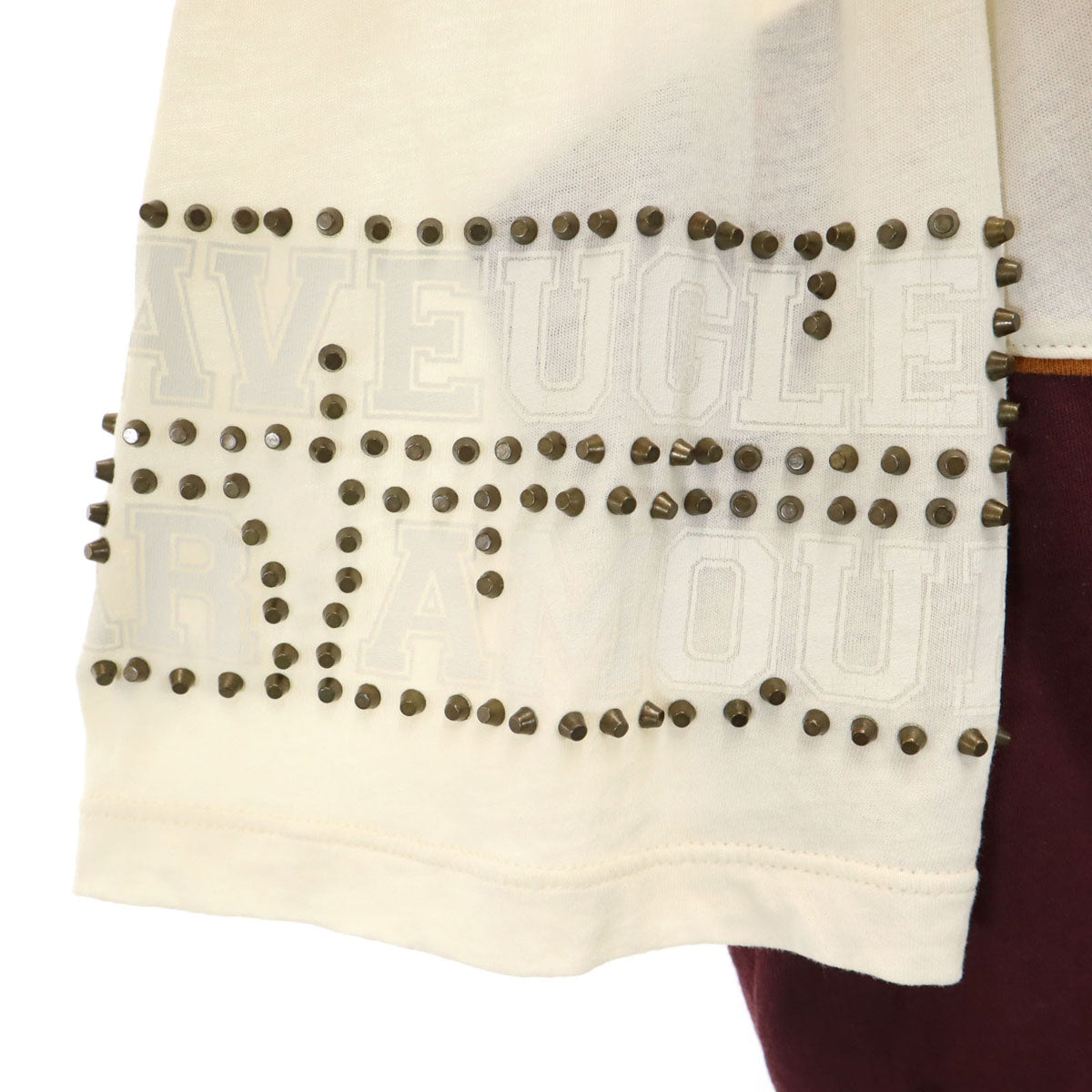 GUCCI グッチ イタリア製 半袖 Tシャツ S アイボリー 432088 レディース