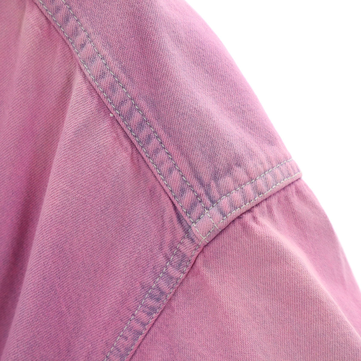 Lee SPORT リースポーツ オールド 半袖 ボタンダウンシャツ L パープル系 メンズ