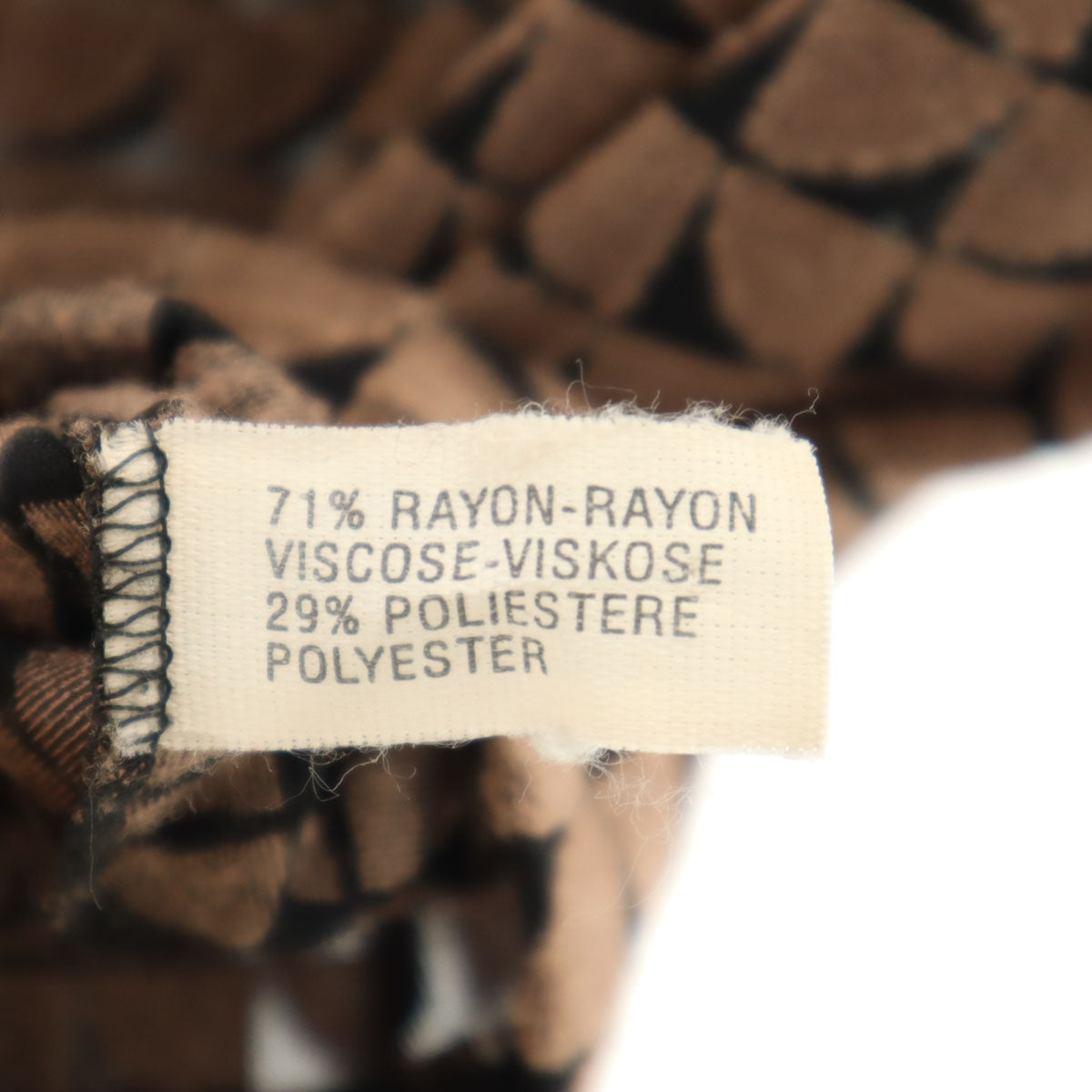 FENDI フェンディ 90s イタリア製 オールド 総柄 半袖 シャツ 42 ブラウン レディース