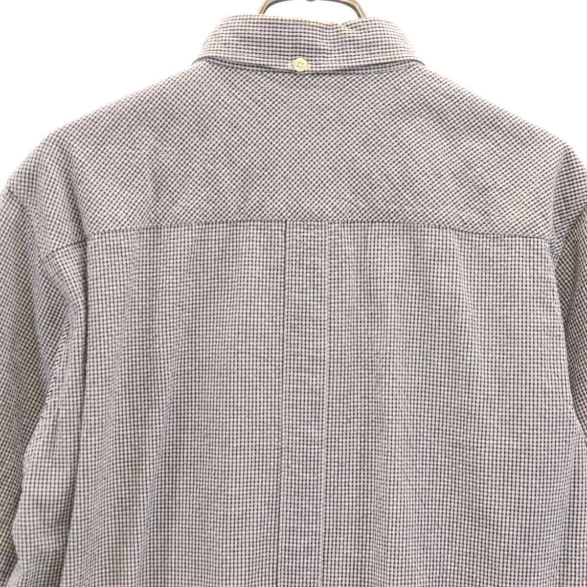 GAIJIN MADE ガイジンメイド 日本製 5分袖 シアサッカー ボタンダウンシャツ M ブラック メンズ