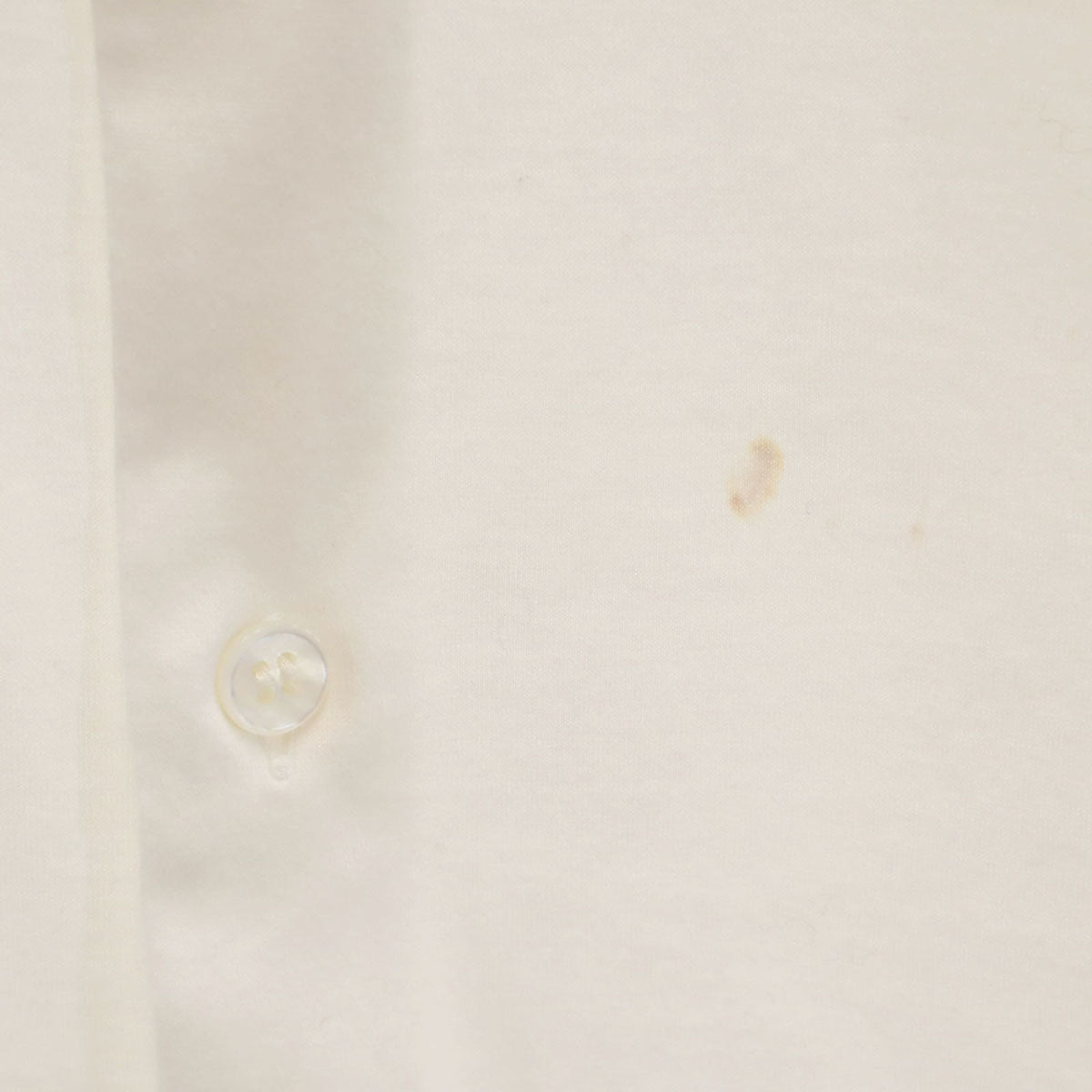 GIORGIO ARMANI ジョルジオアルマーニ イタリア製 半袖 コットンシャツ 38 ホワイト レディース