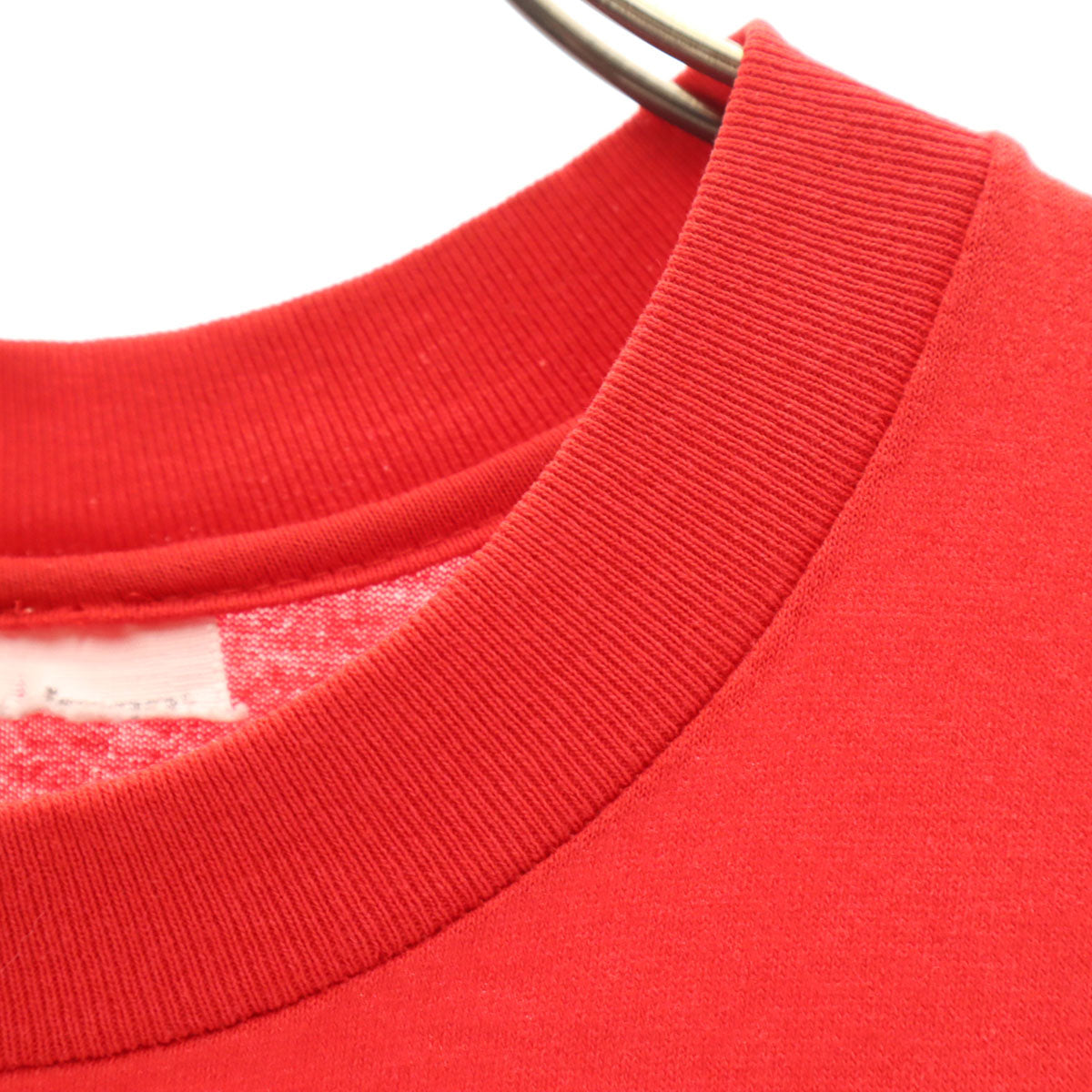 90s オールド 半袖 Tシャツ レッド シングルステッチ スタッフT メンズ